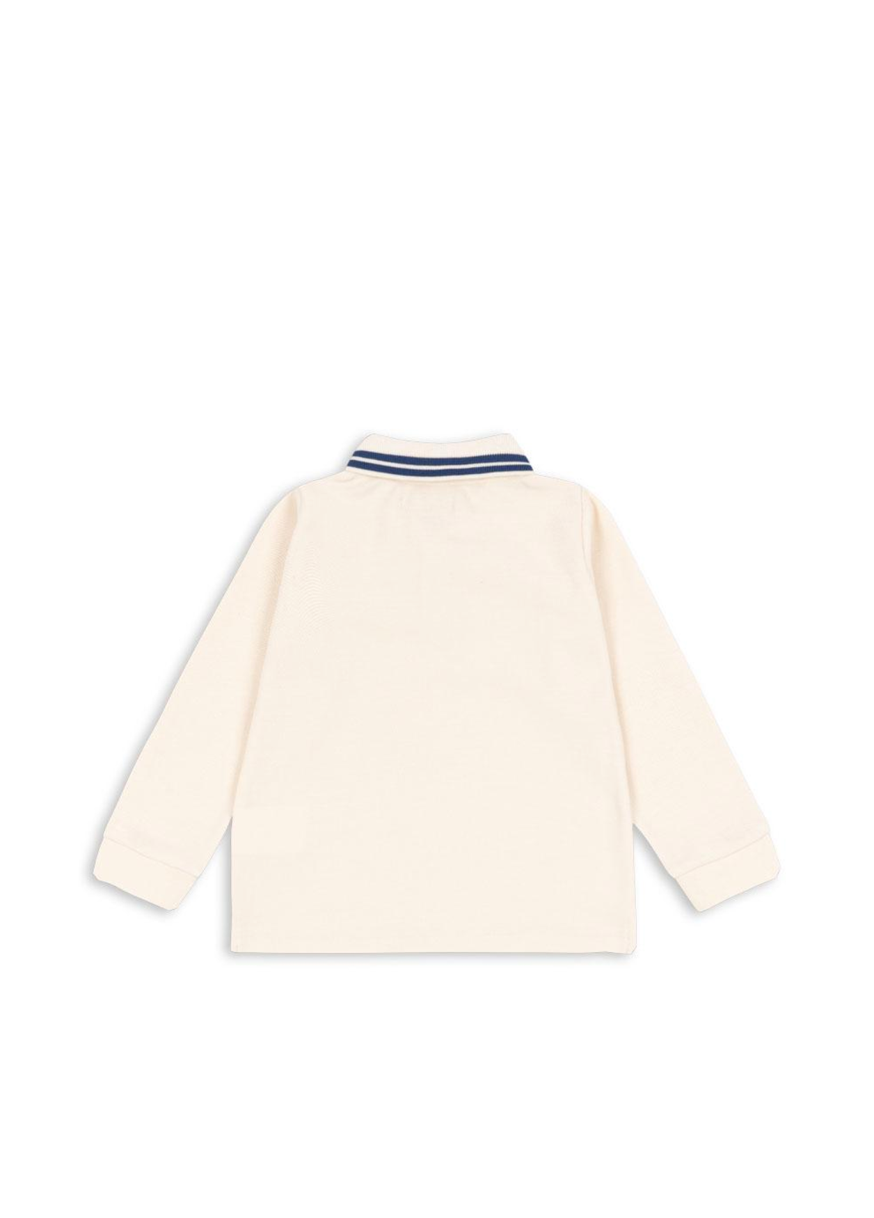Konges Sløjd Florian Long Sleeve Polo Gots - Antique White