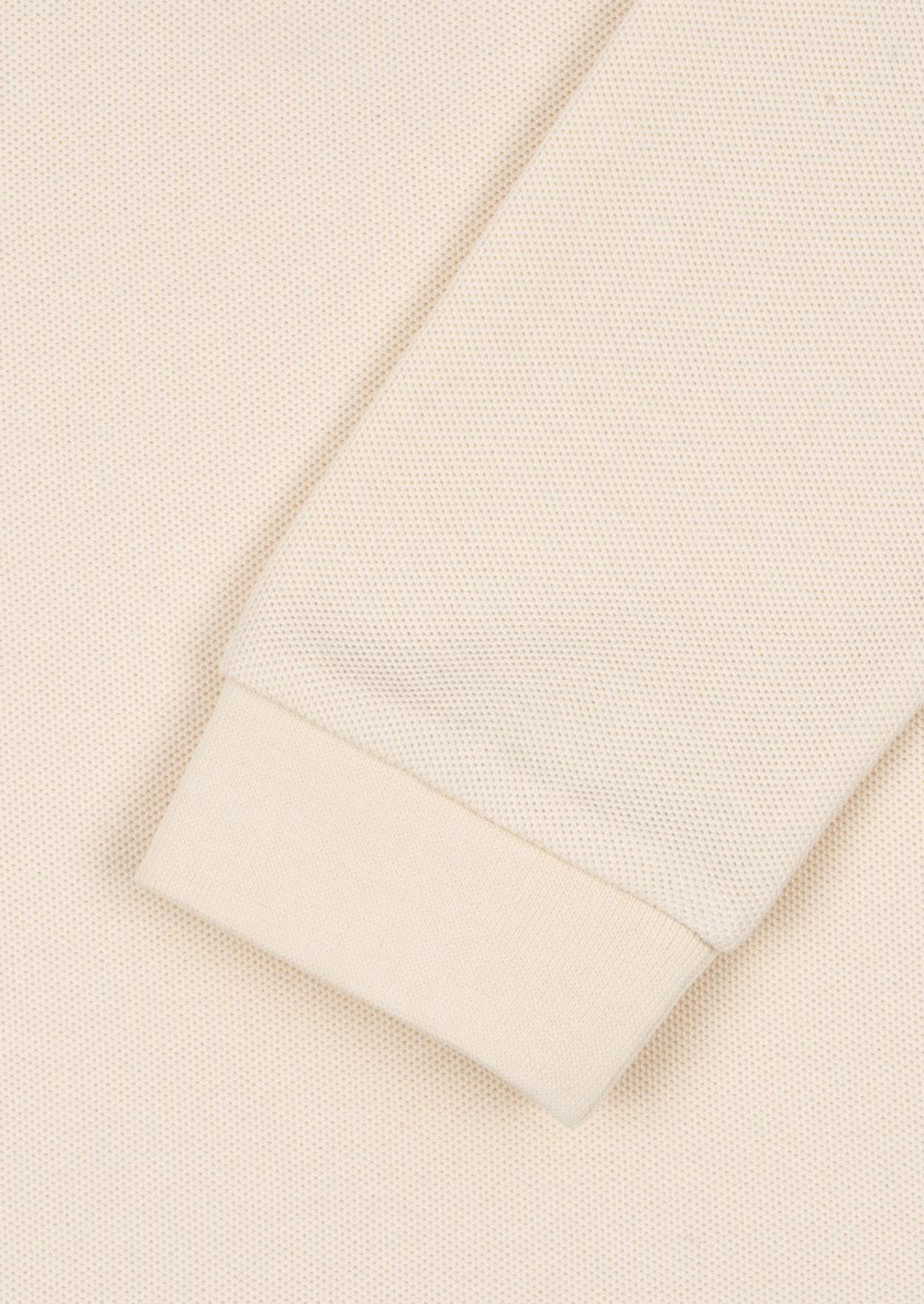 Konges Sløjd Florian Long Sleeve Polo Gots - Antique White