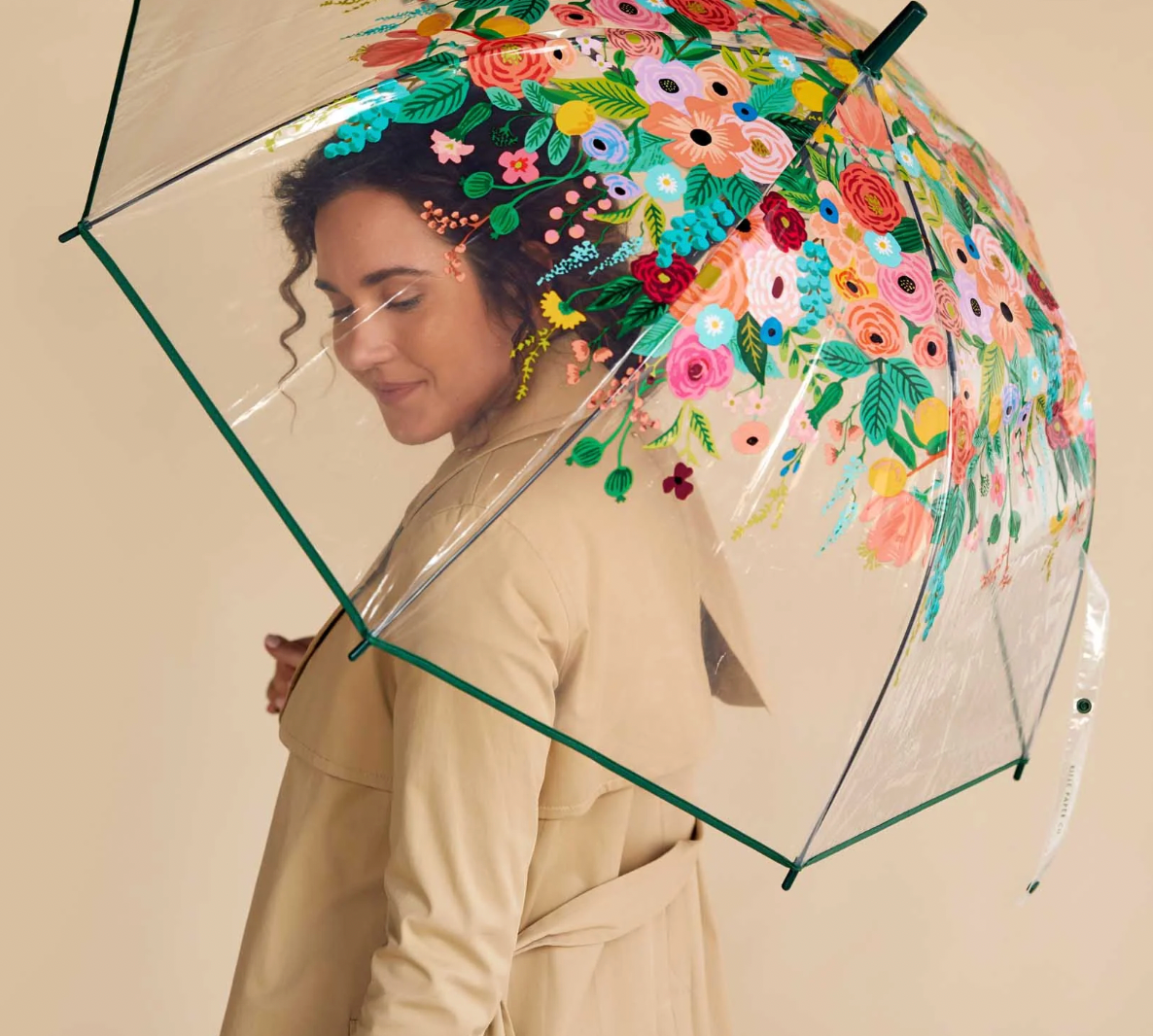 Rifle Paper Co. Clear Umbrella - Garden Party