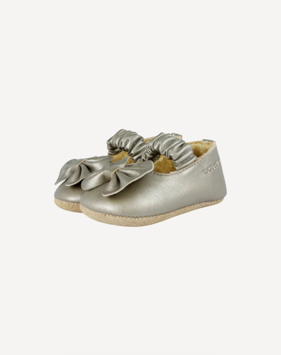 Donsje Neni Ballerinas - Champagne Metallic Leather