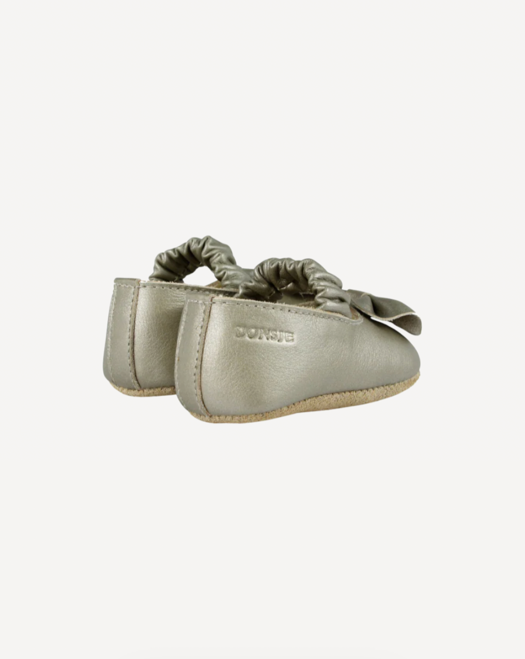 Donsje Neni Ballerinas - Champagne Metallic Leather
