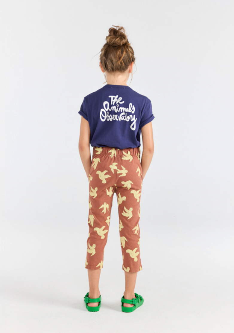 The Animals Observatory Rooster Kid T-shirt - Deep Blue