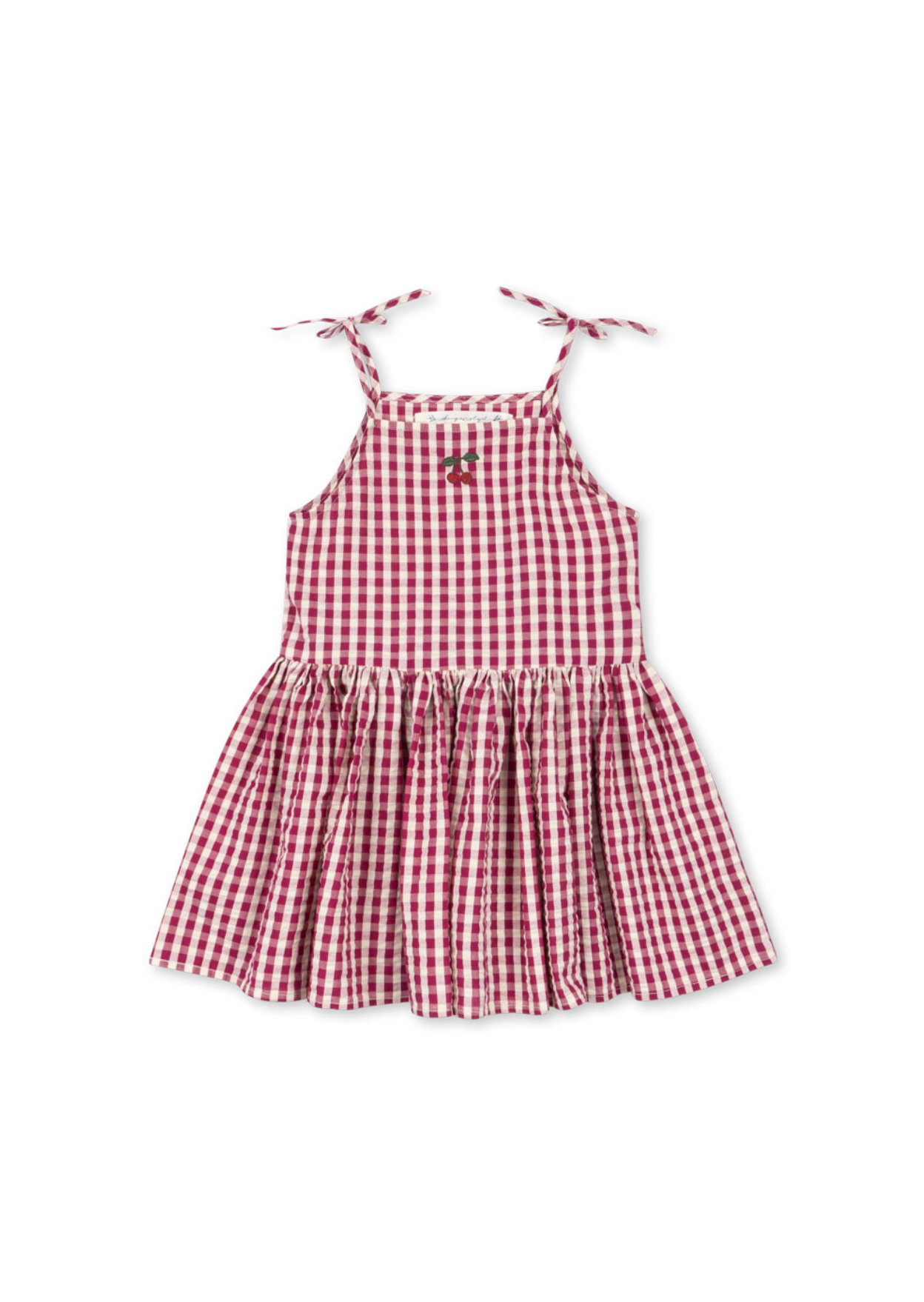 Konges Sløjd Isotta Dress GOTS - Raspberry Check