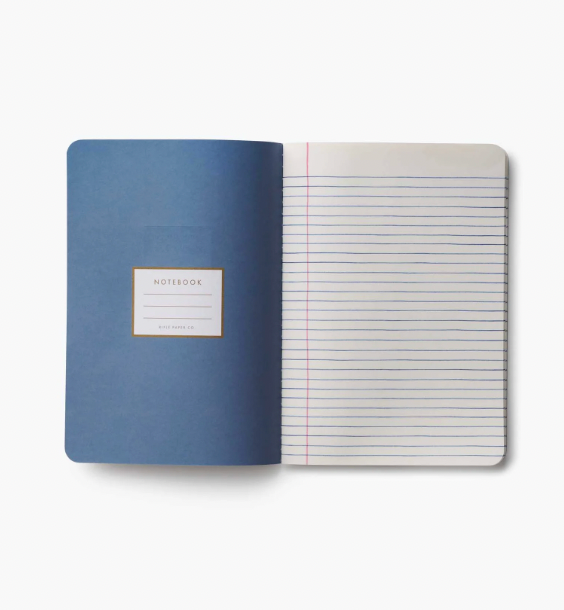 Rifle Paper Co. Assorted Set of 3 Schoolhouse Notebooks