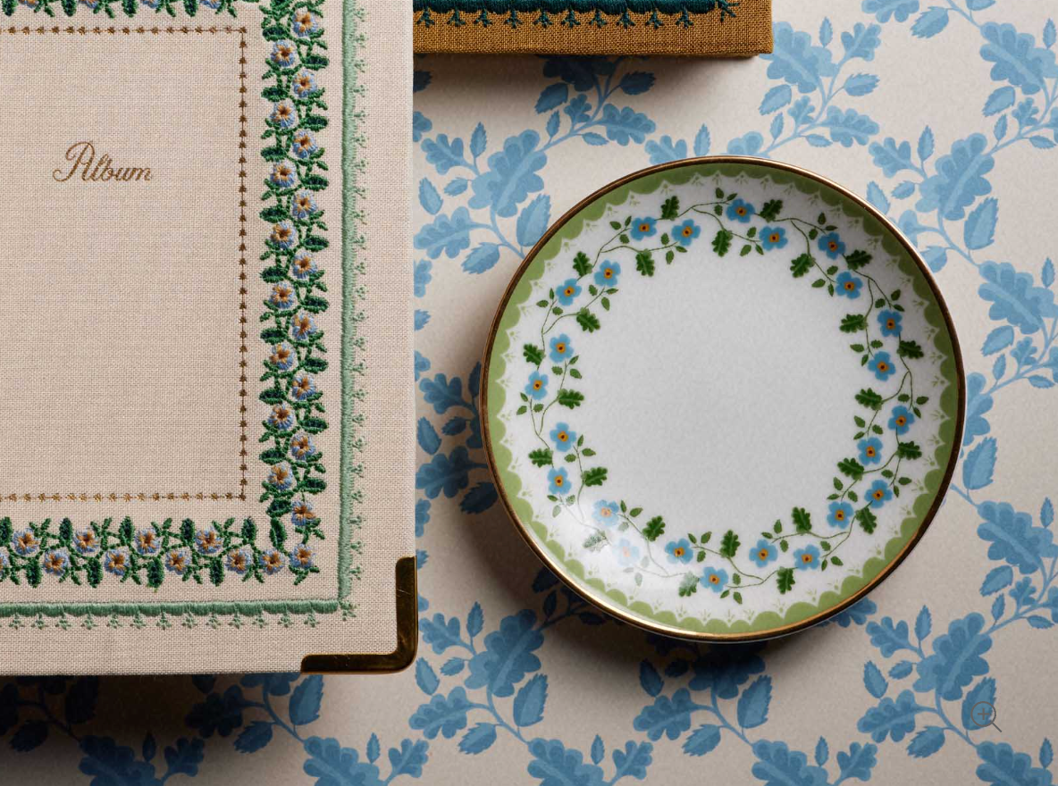 Rifle Paper Co. Porcelain Ring Dish - Paisley Vines