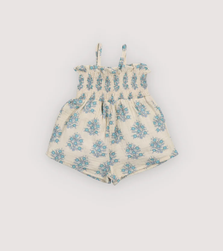 The New Society Kyra Baby Jumpsuit - Lavander Print