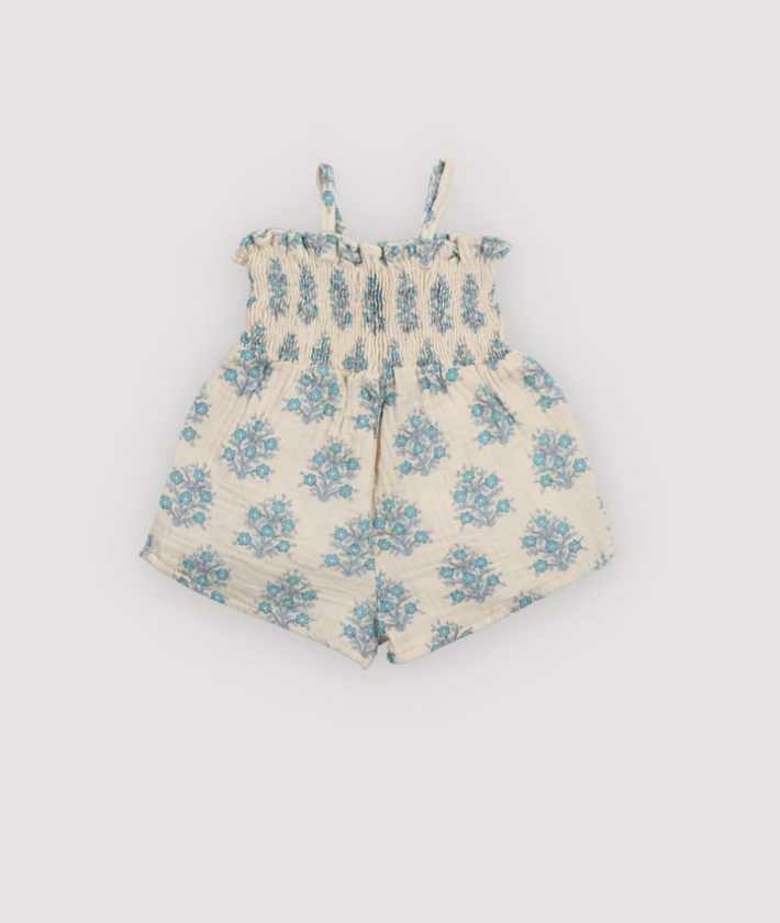 The New Society Kyra Baby Jumpsuit - Lavander Print