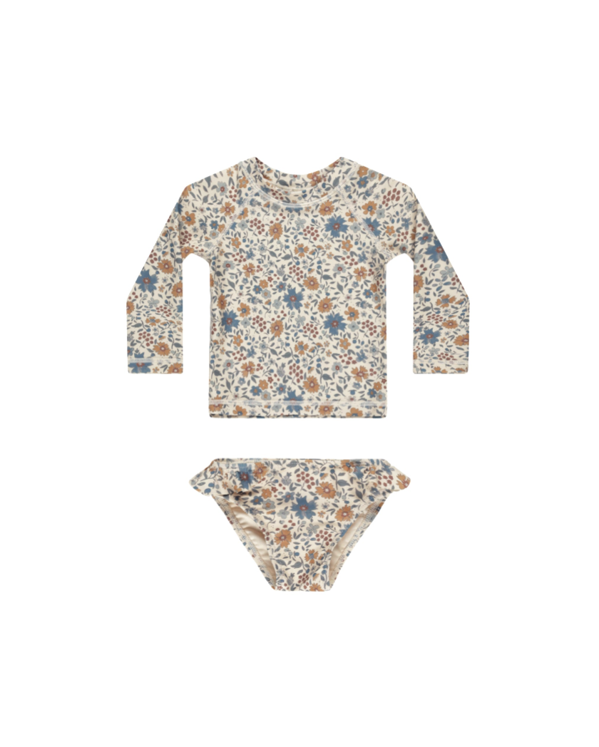 Rylee + Cru Maryn Rashguard Set - Gardenia