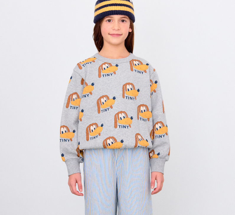 Tiny Cottons Dogs Sweatshirt - Medium Grey Heather
