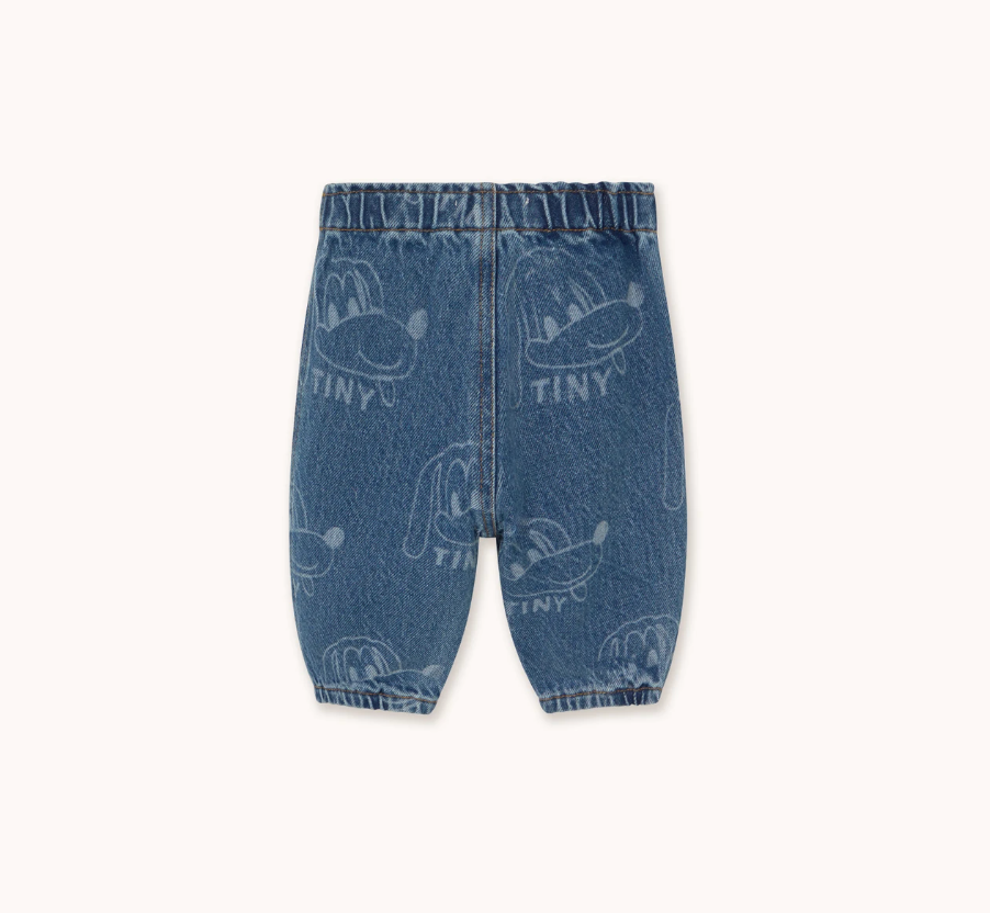 Tiny Cottons Dogs Baby Jeans - Light Blue Denim