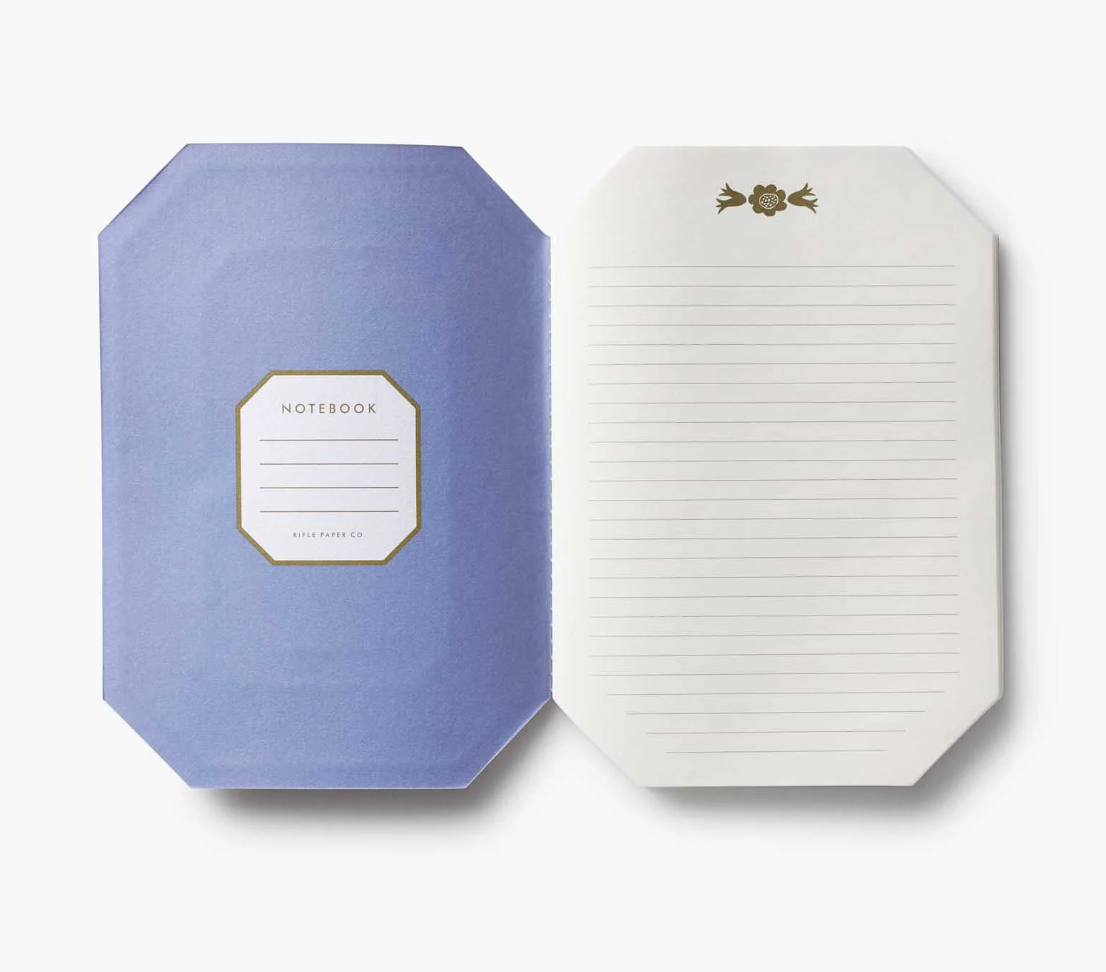 Rifle Paper Co. Assorted Set of 3 Gemma Notebooks