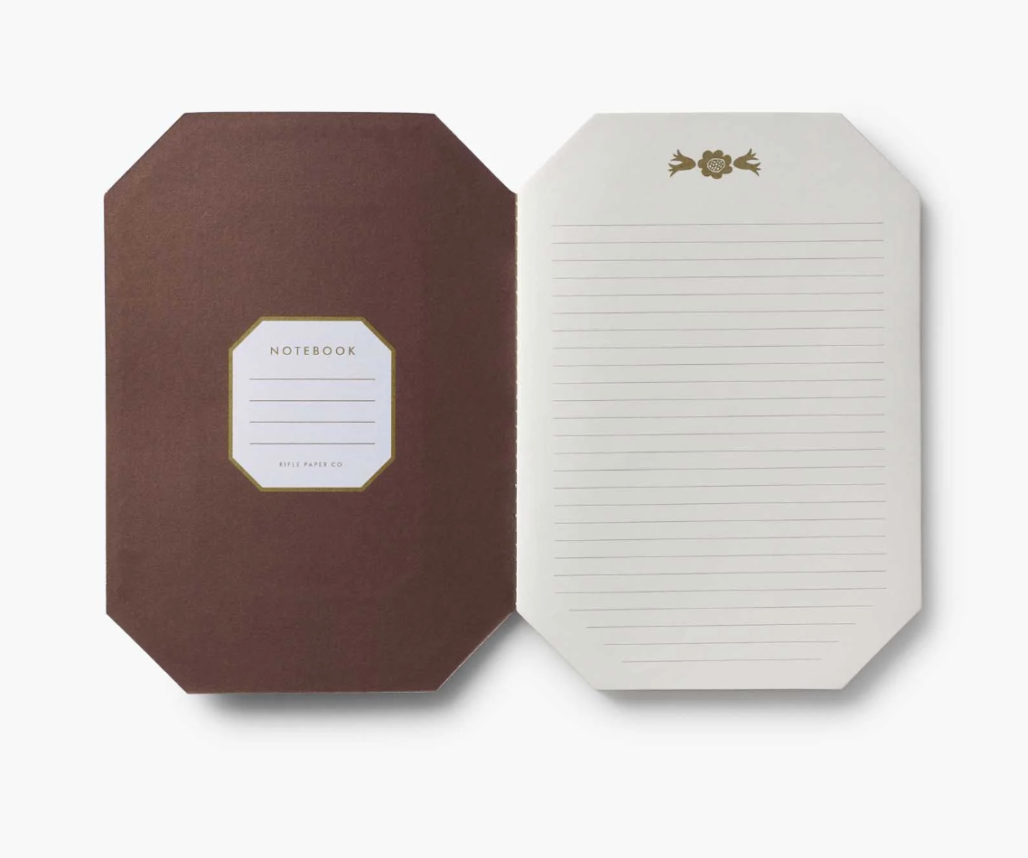 Rifle Paper Co. Assorted Set of 3 Gemma Notebooks