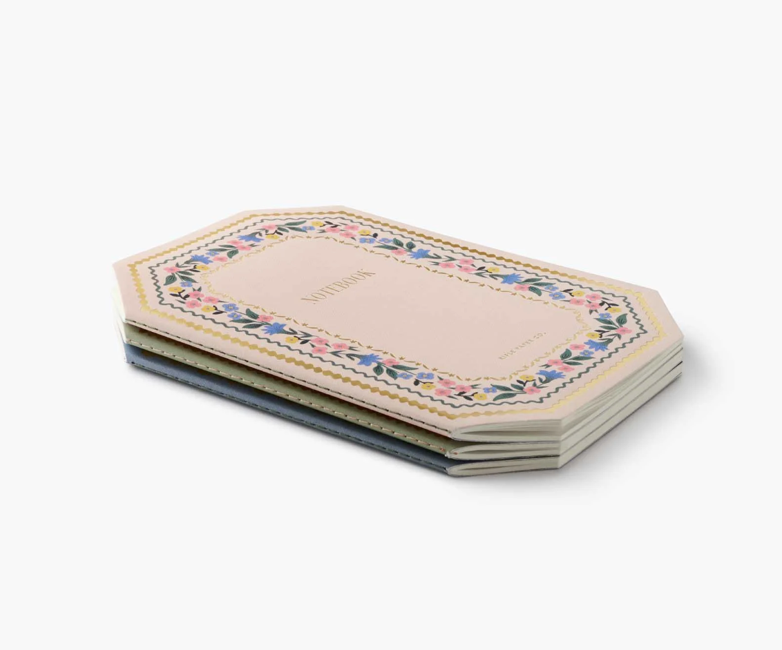 Rifle Paper Co. Assorted Set of 3 Gemma Notebooks