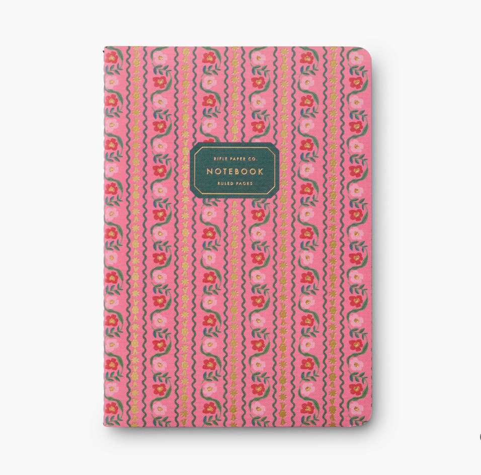 Rifle Paper Co. Assorted Set of 3 Dahlia Notebooks