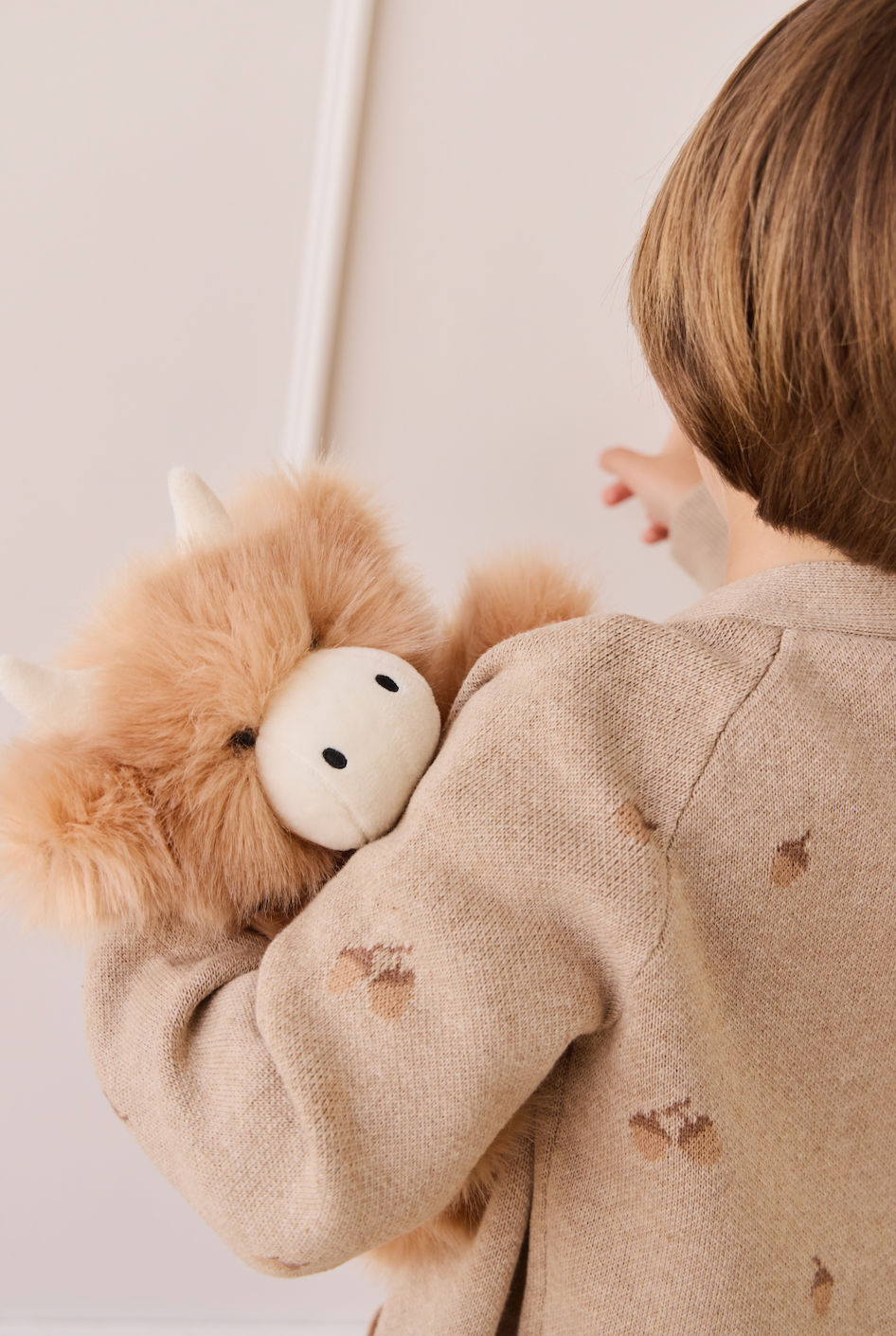 Jamie Kay Snuggle Bunnies - Hilda The Highland Cow Caramel