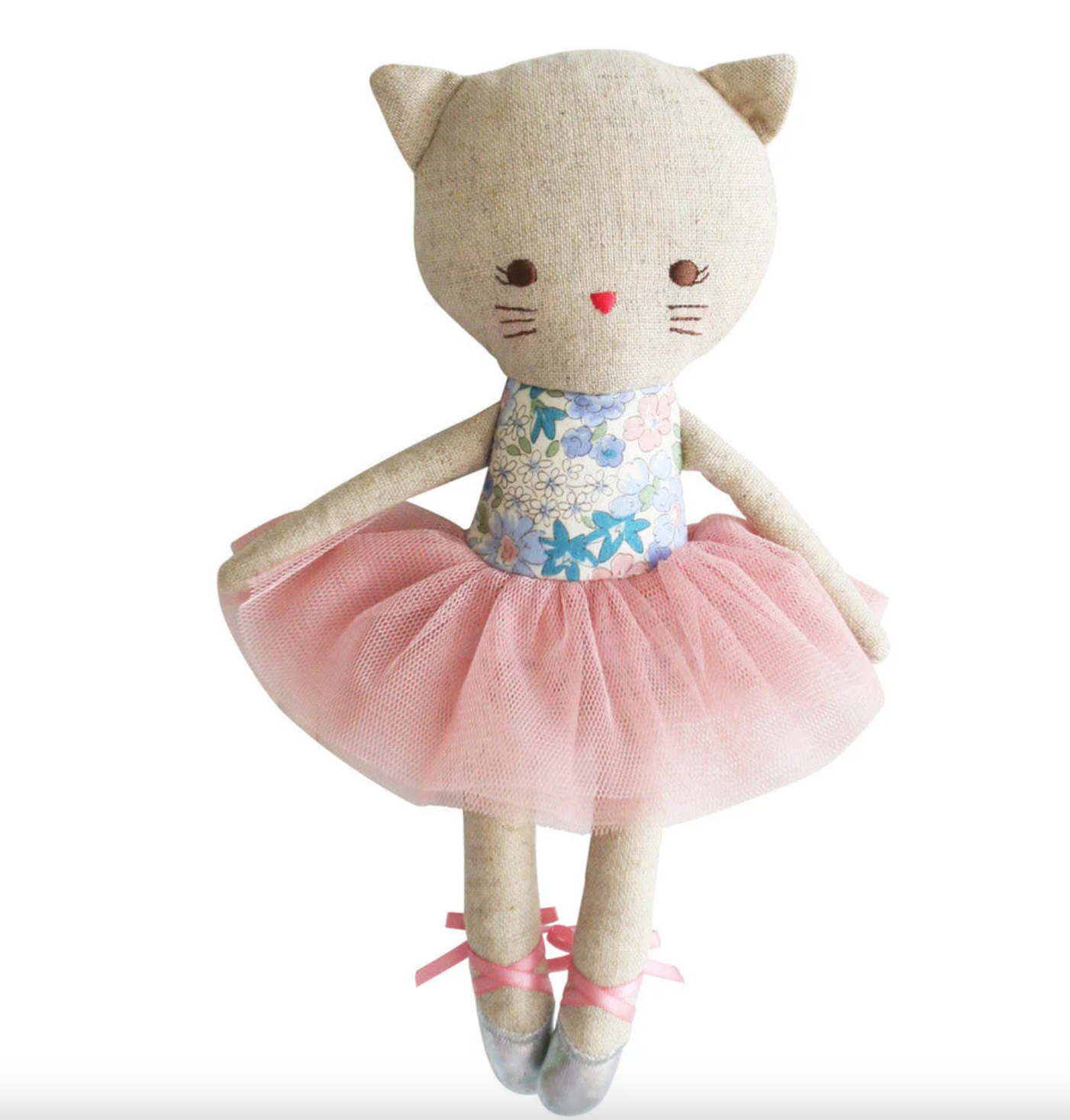 Alimrose Odette Kitty Ballerina Doll - Liberty Blue