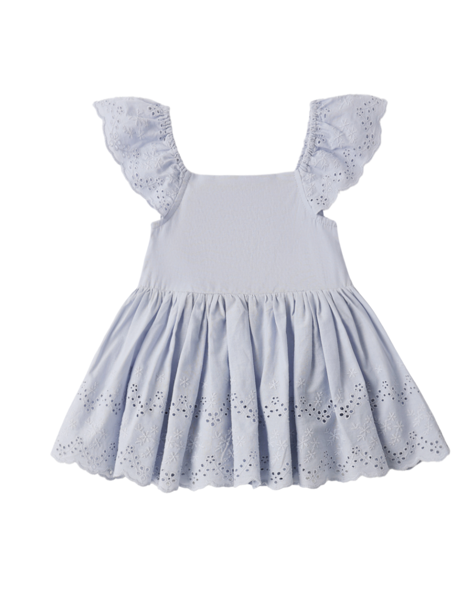 Rylee + Cru Remi Romper - Periwinkle