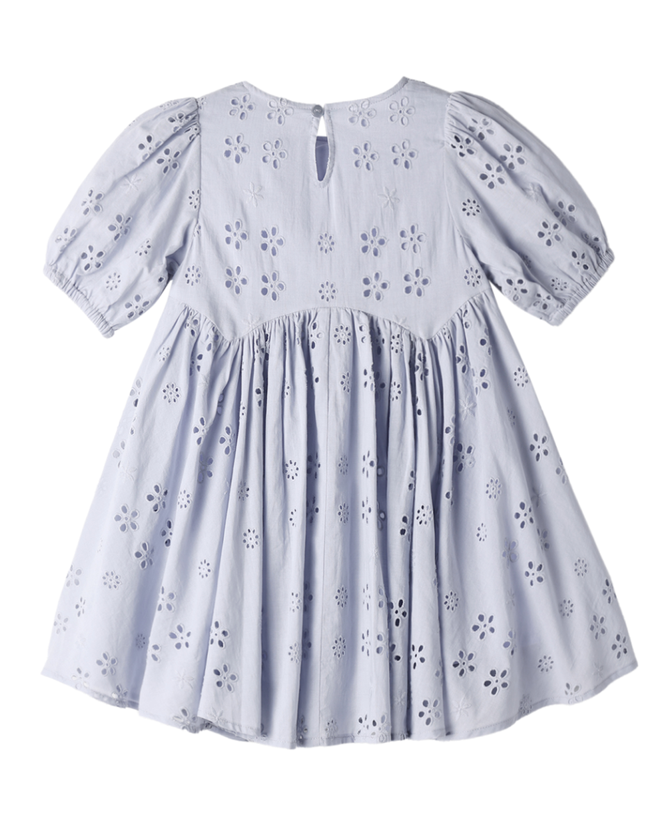 Rylee + Cru Rose Dress - Periwinkle