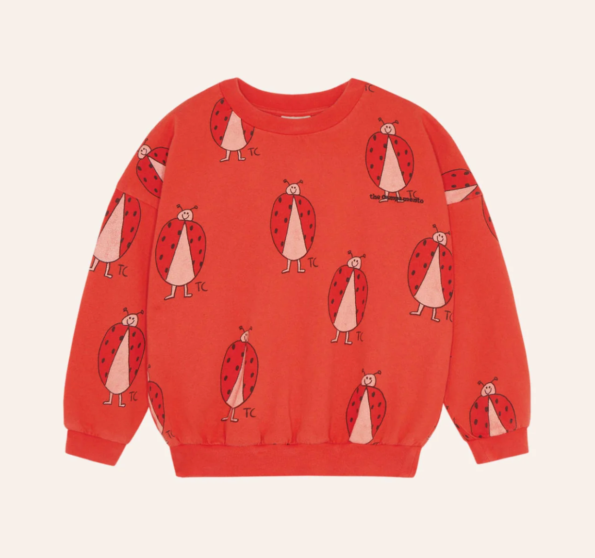 The Campamento Ladybug Allover Sweatshirt - Red