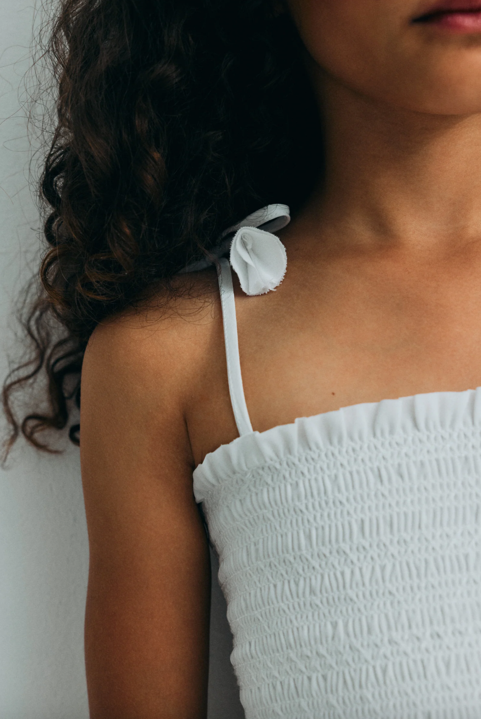 The New Society Sakura Dress - Pure Cloud