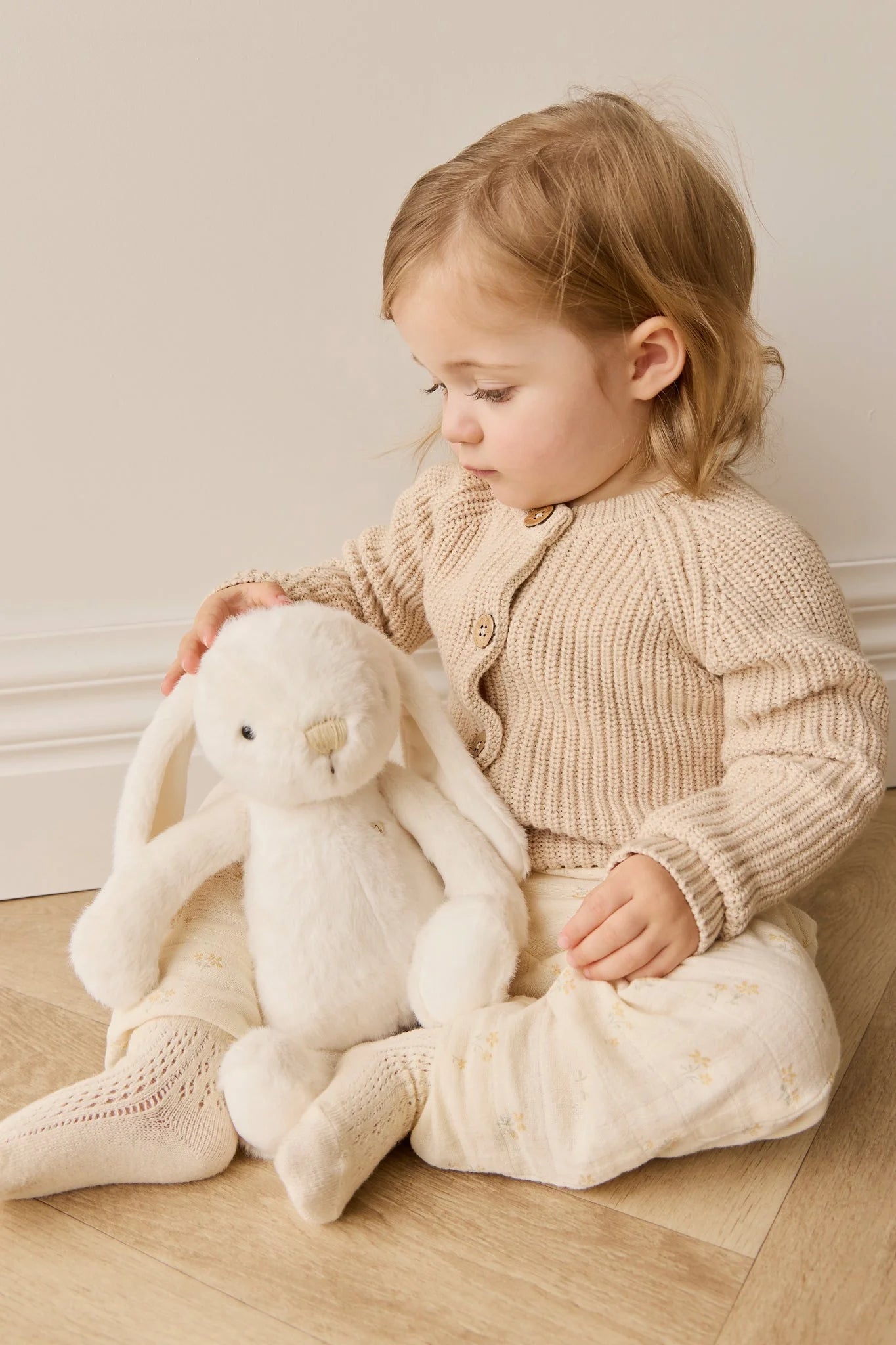 Jamie Kay Snuggle Bunnies Plush Penelope - Marshmallow