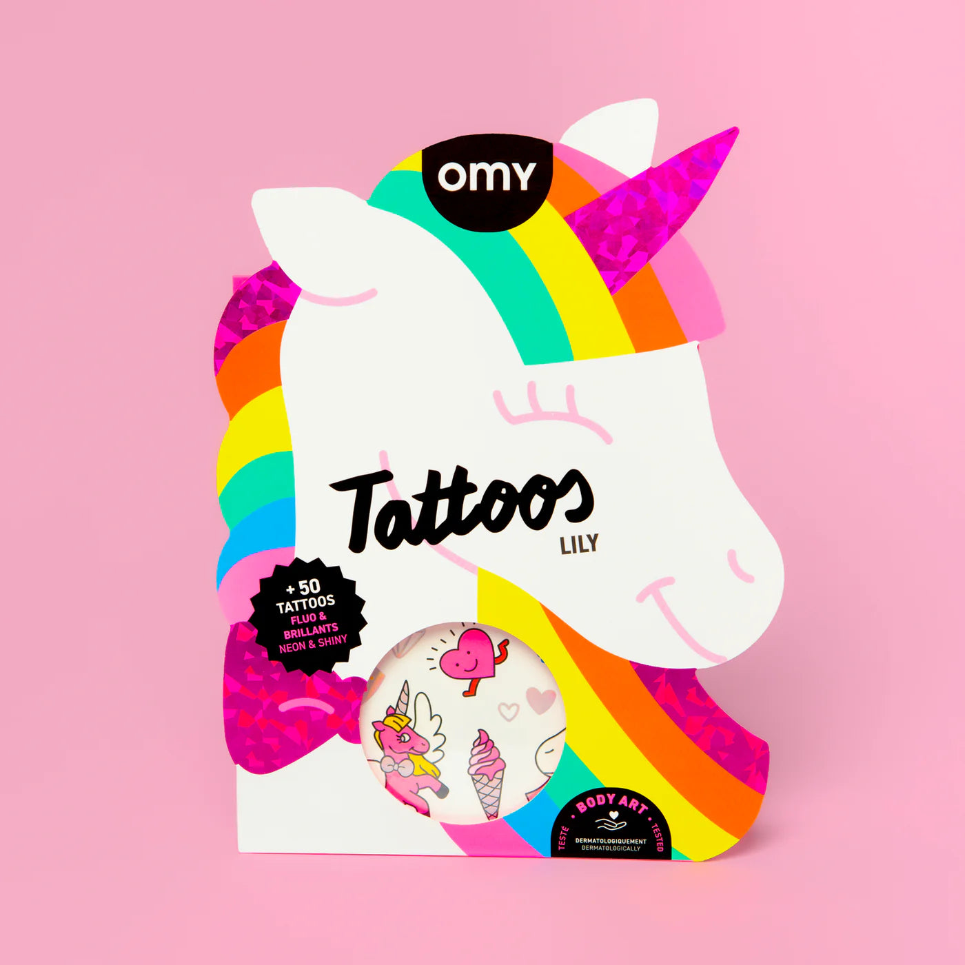 Omy Unicorn Tattoos - Lily