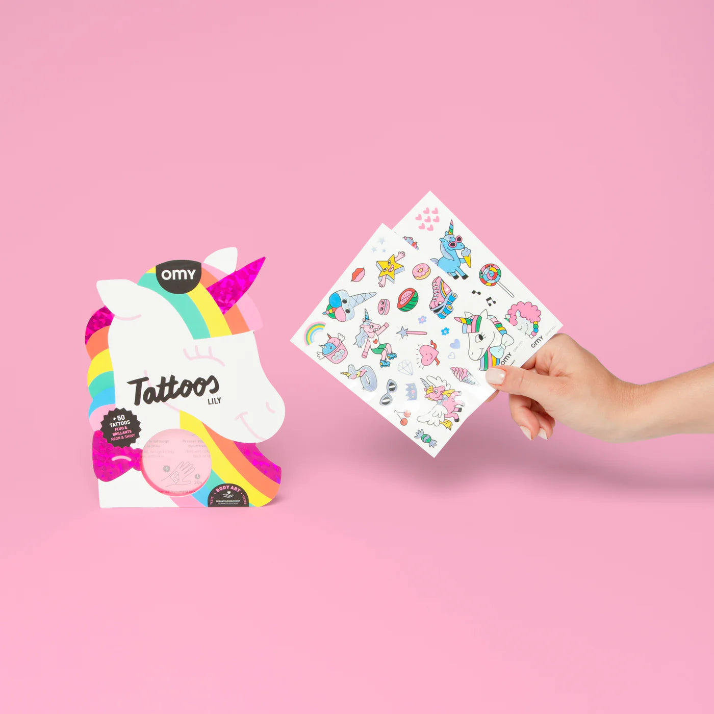 Omy Unicorn Tattoos - Lily