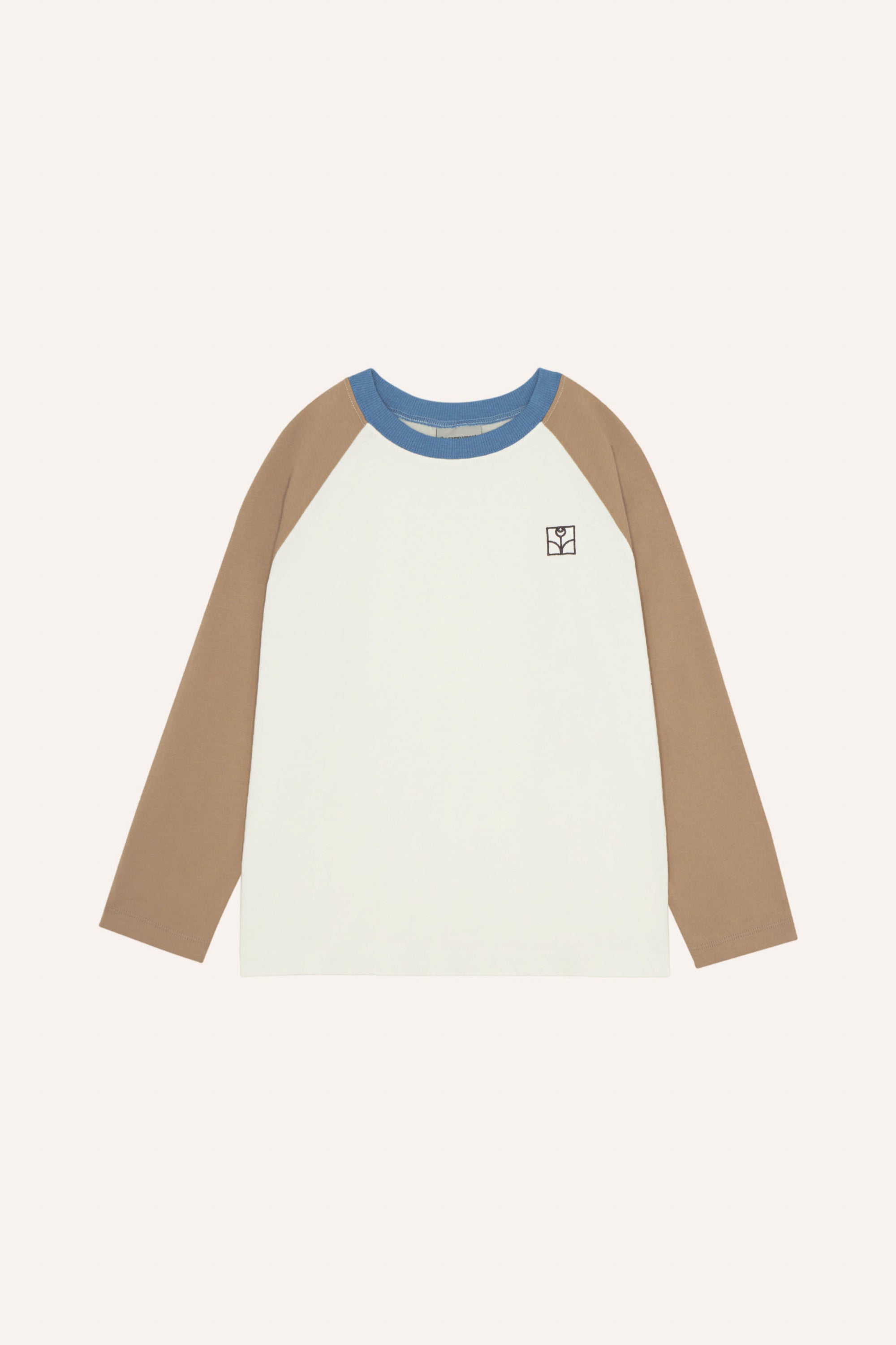 The Campamento Color Block Ecru T-shirt - Ecru