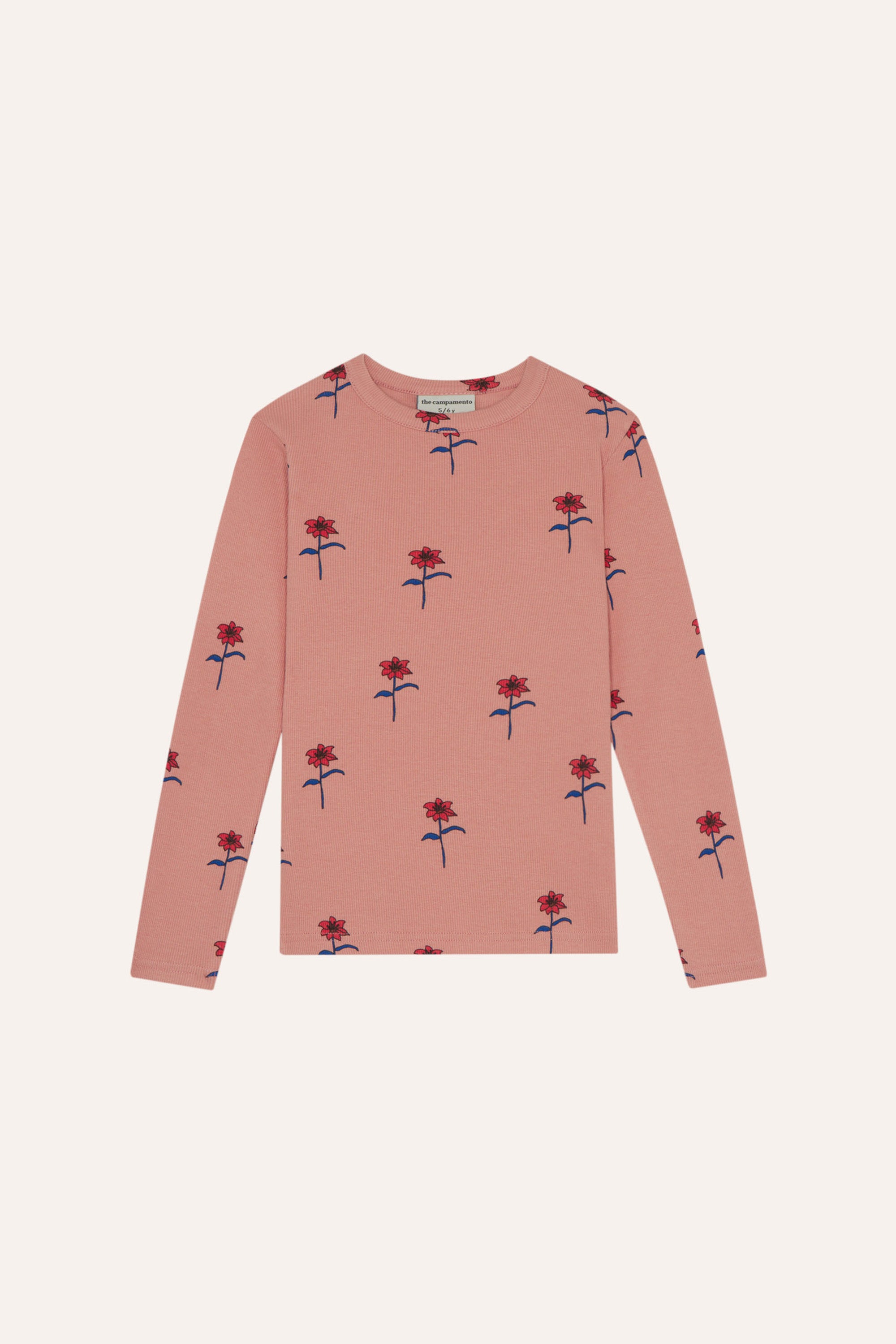 The Campamento Flowers Pink T-shirt - Pink