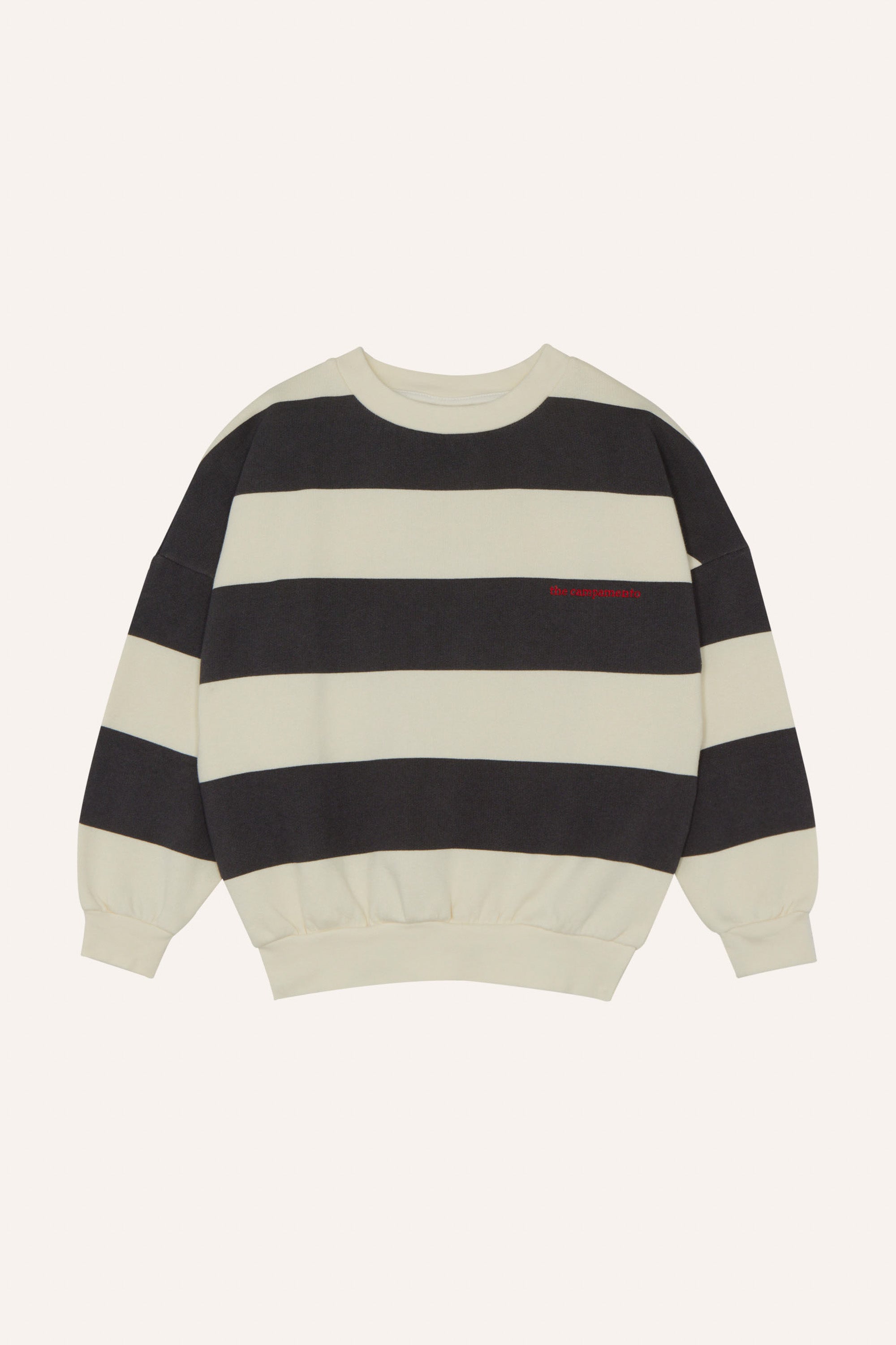 The Campamento Grey Stripes Sweatshirt - Grey