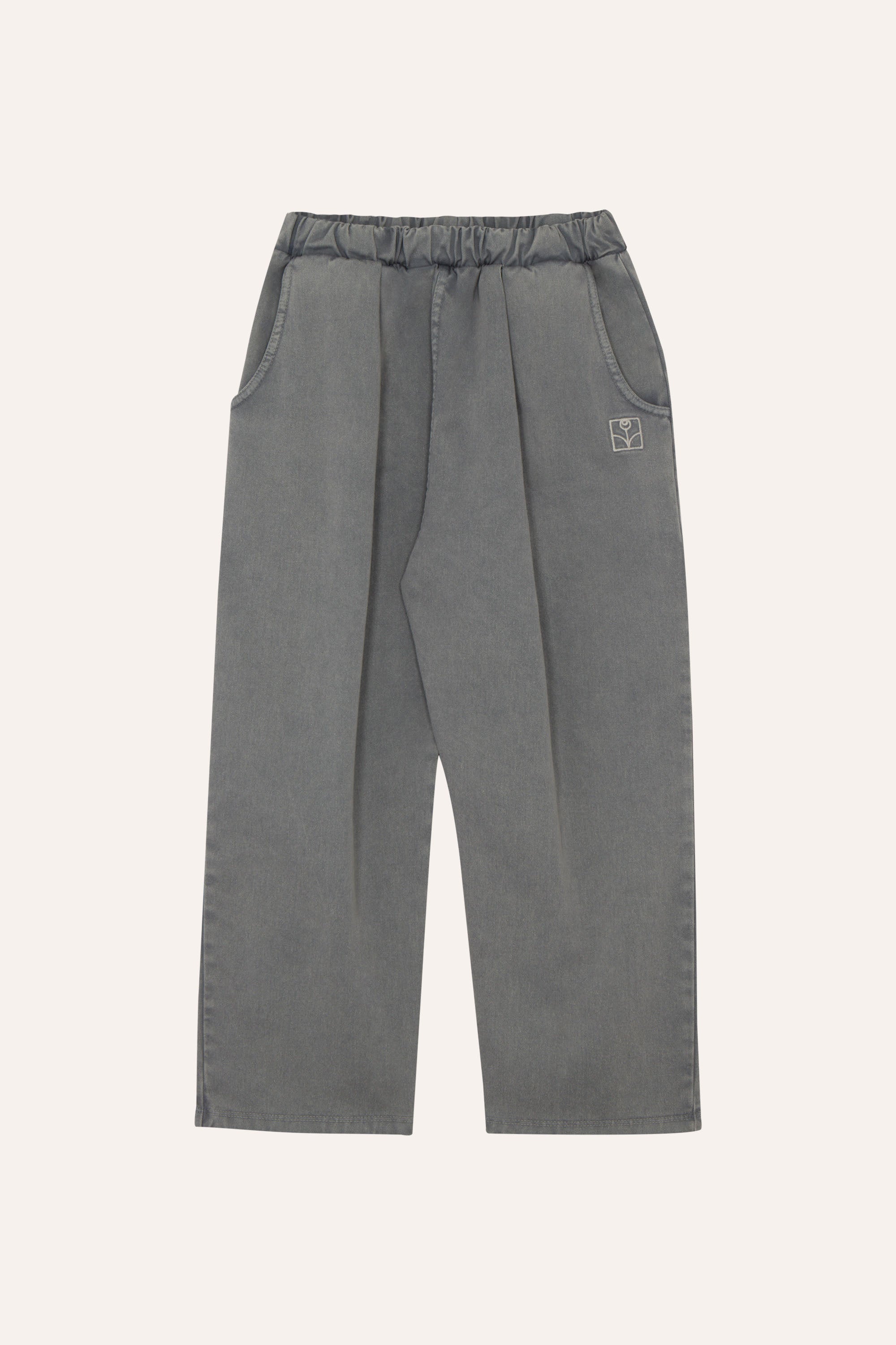 The Campamento Light Grey Denim Trousers - Grey