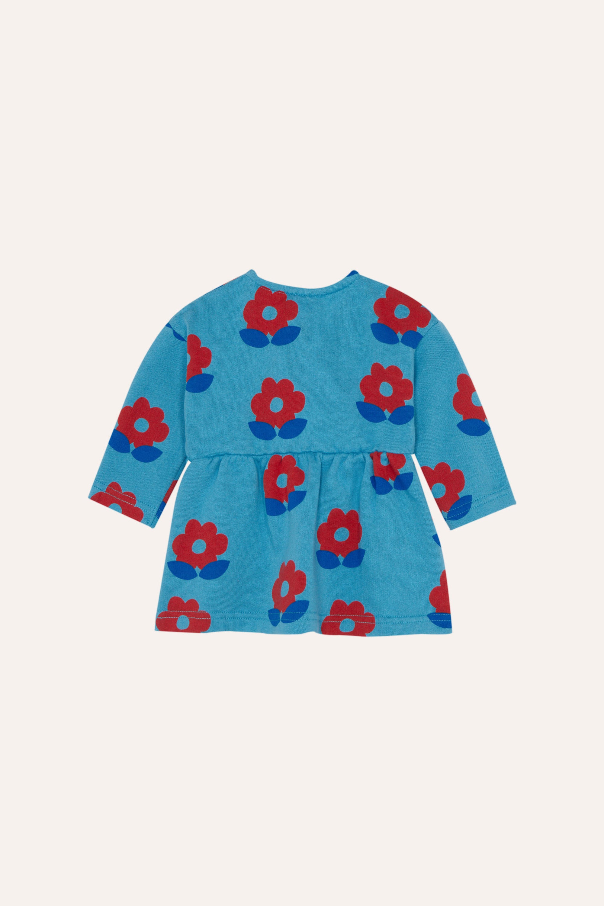 The Campamento Big Flowers Baby Dress - Blue