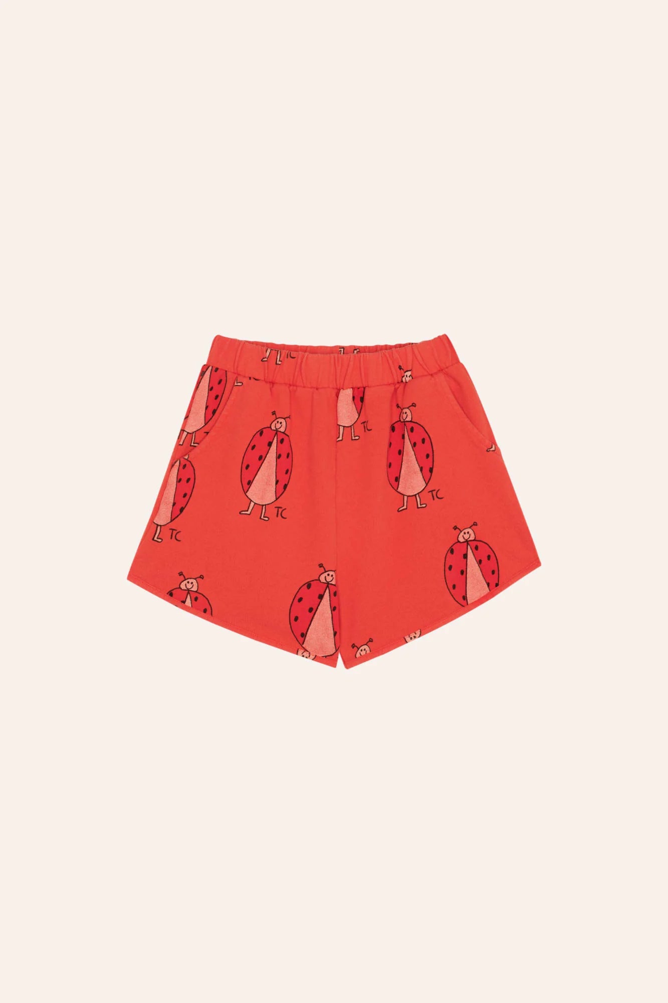 The Campamento Ladybug Allover Shorts - Red