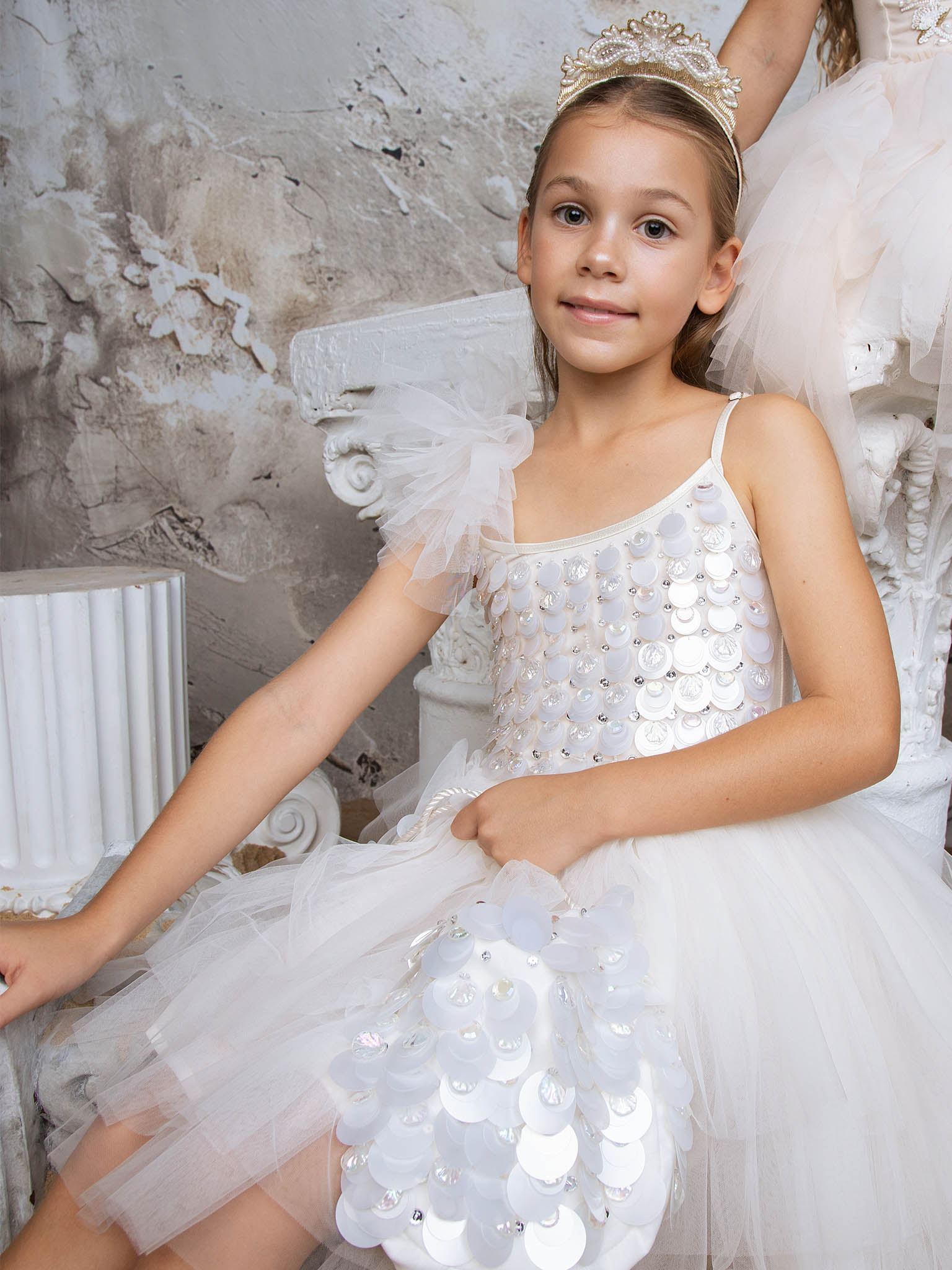 Tutu Du Monde Pearlescent Treasure Tutu Dress - Arctic Cotton