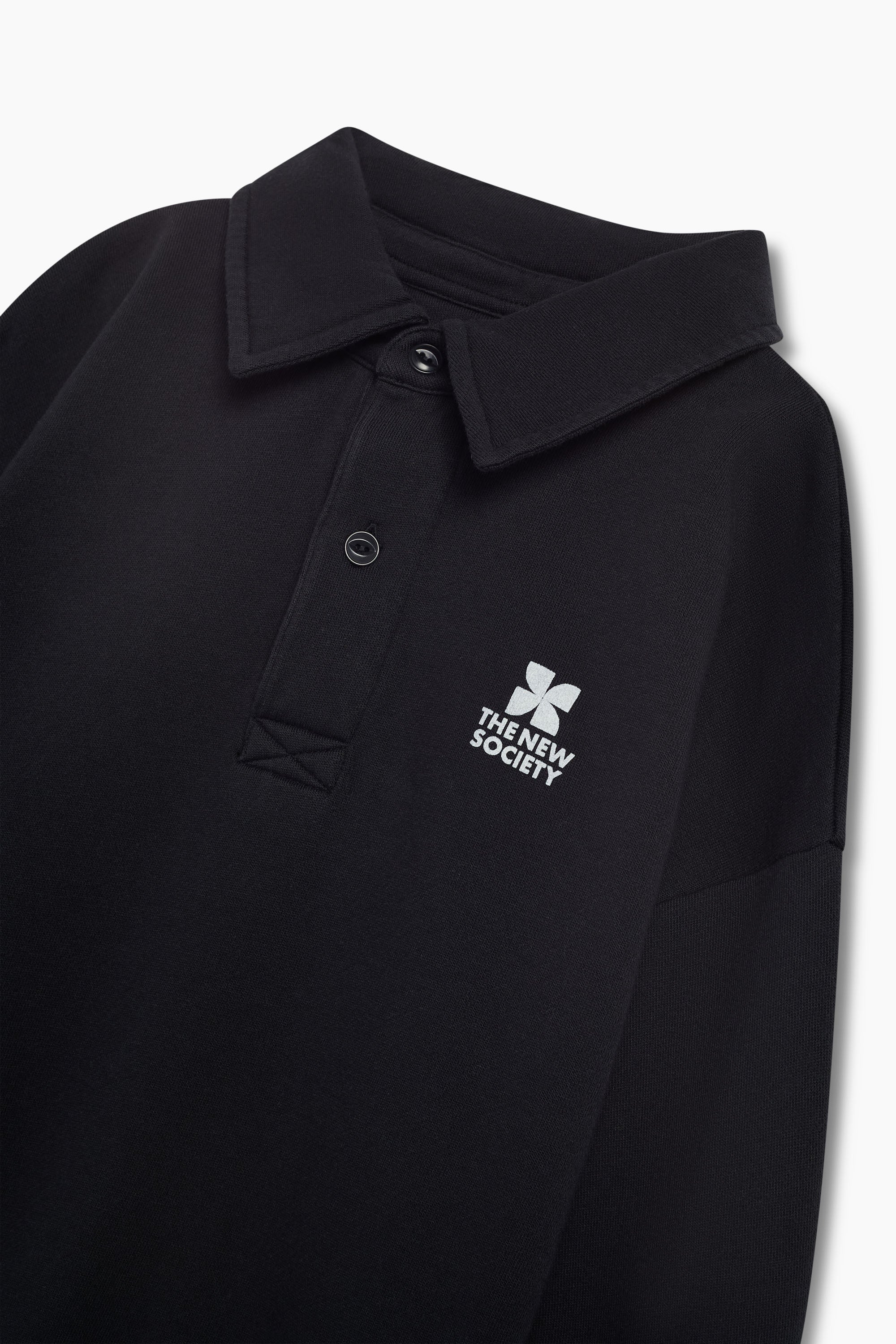 The New Society Logo Polo - Forged Iron