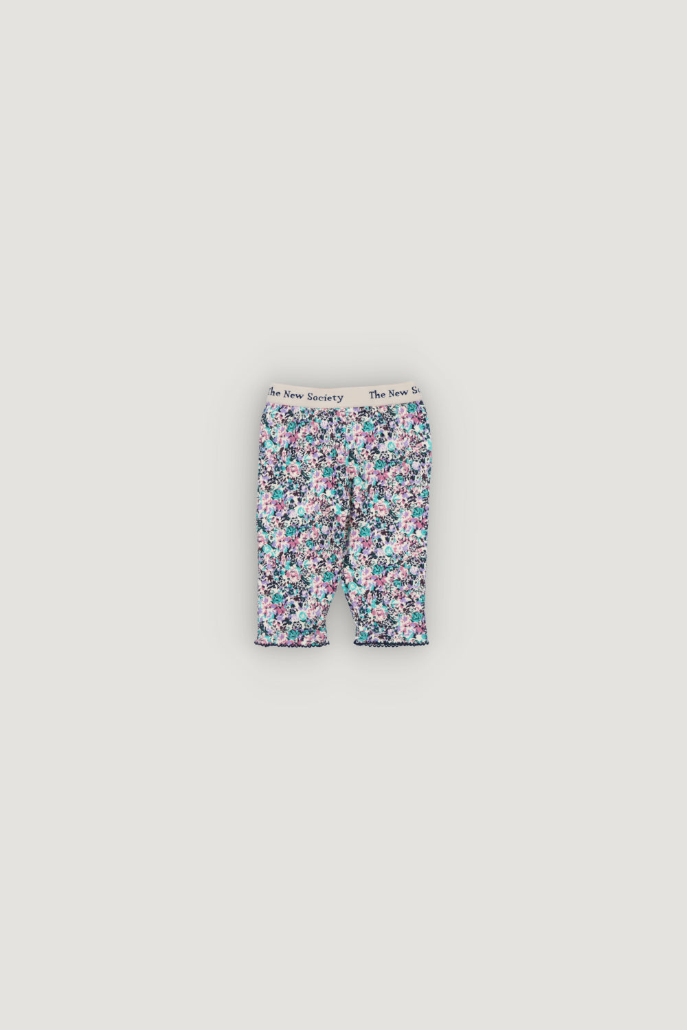 The New Society TNS Logo Rib Baby Legging - Ashby Print