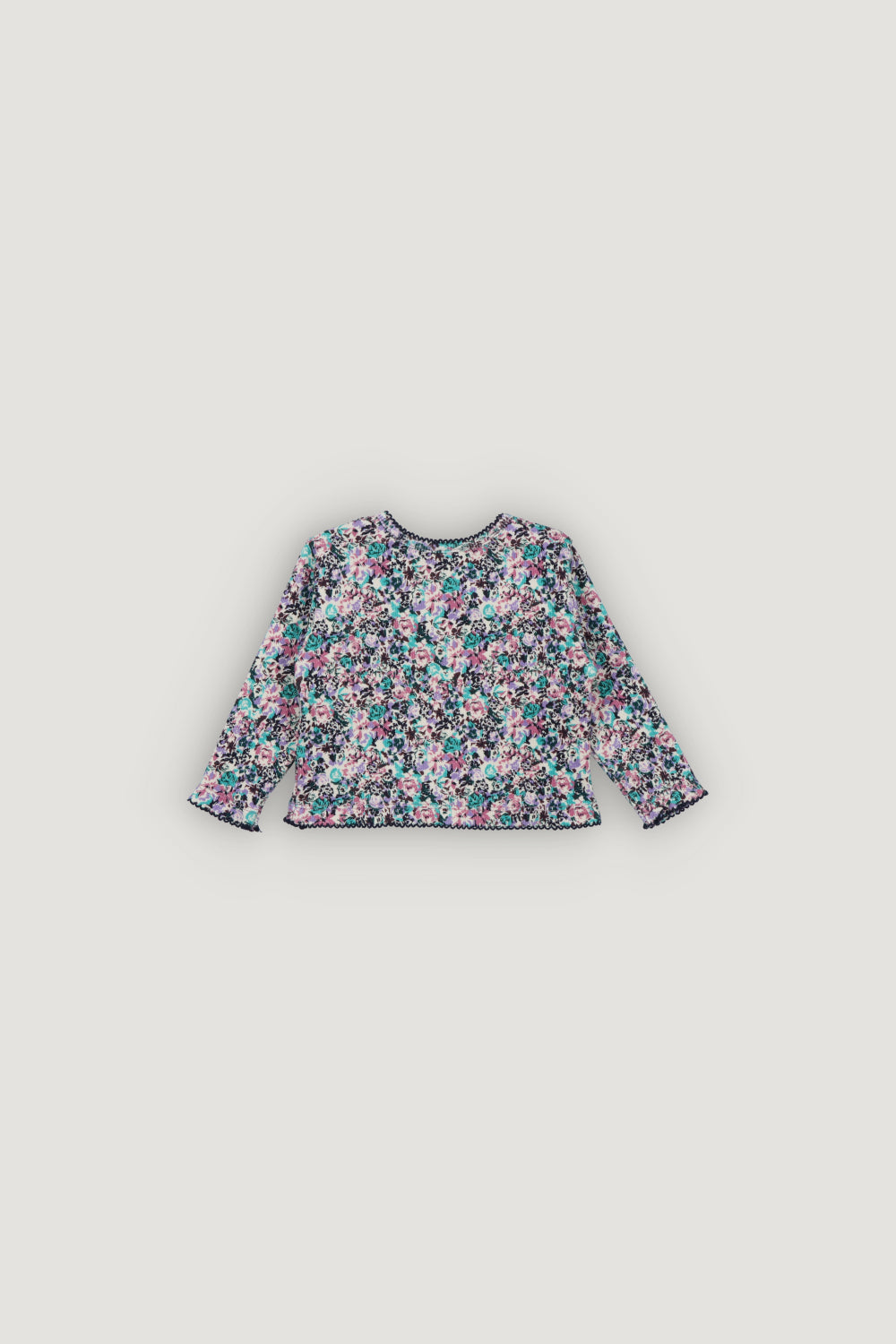 The New Society TNS Logo Rib Baby Tee - Ashby Print