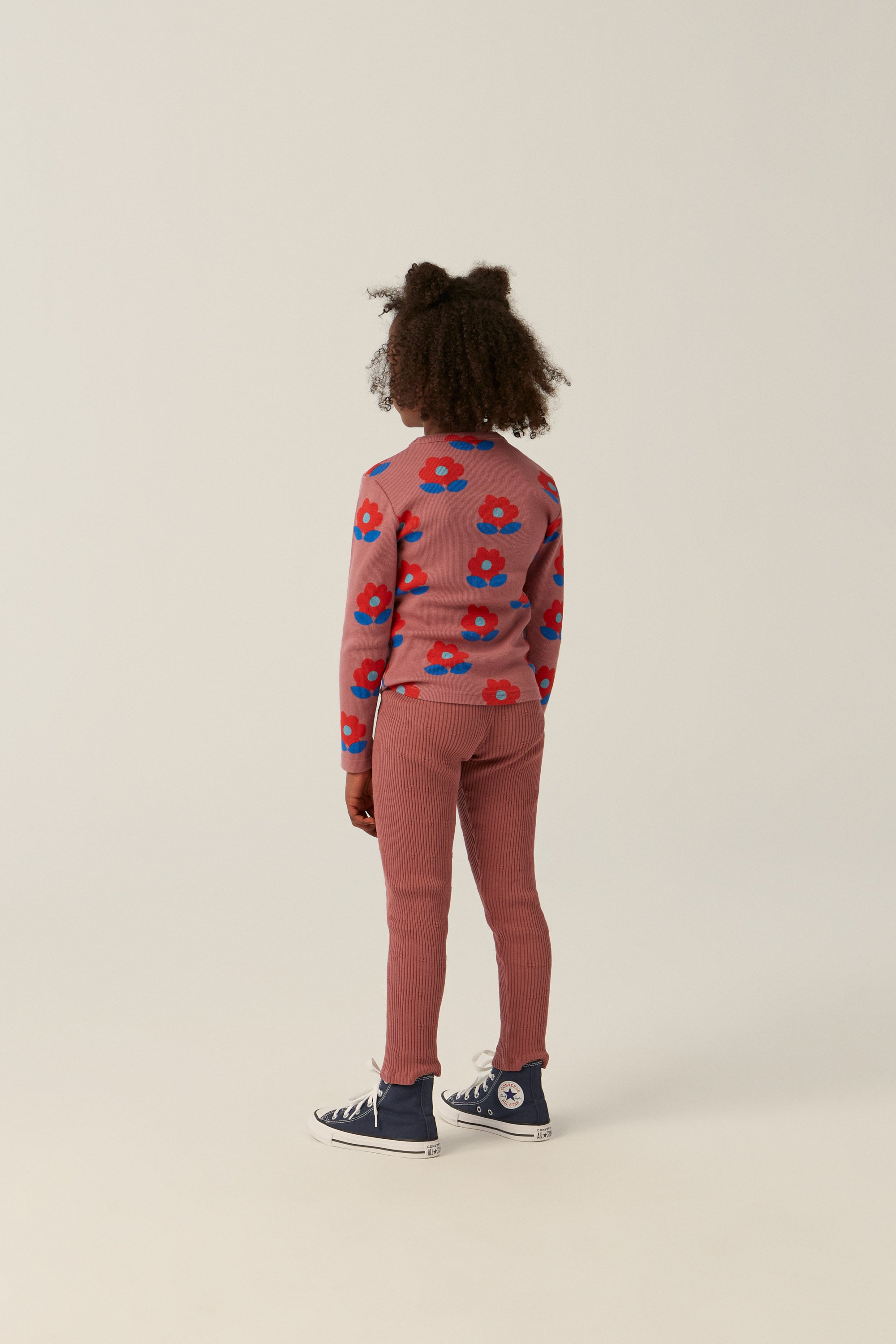 The Campamento Hearts Brown Leggings - Brown