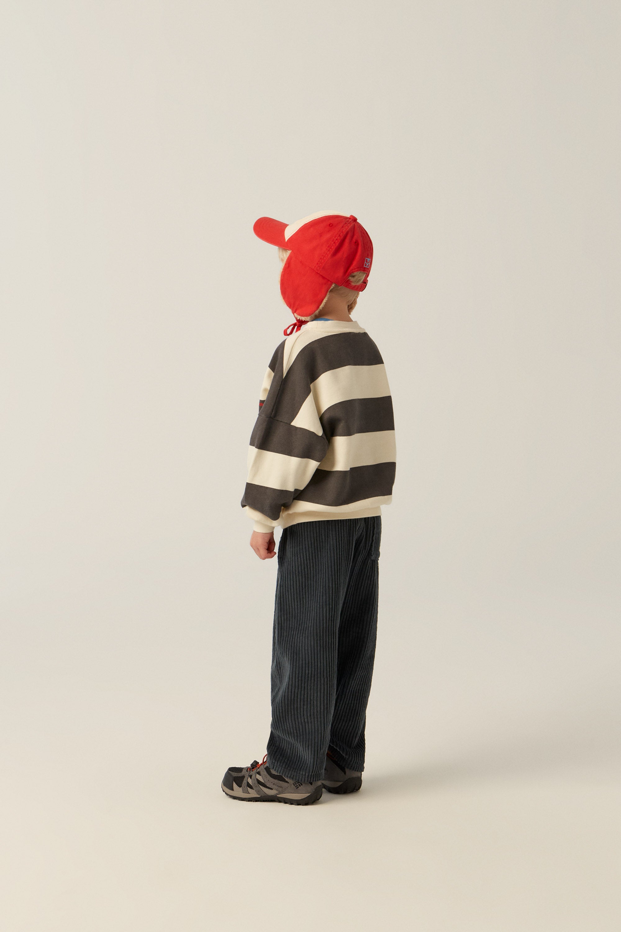 The Campamento Grey Stripes Sweatshirt - Grey