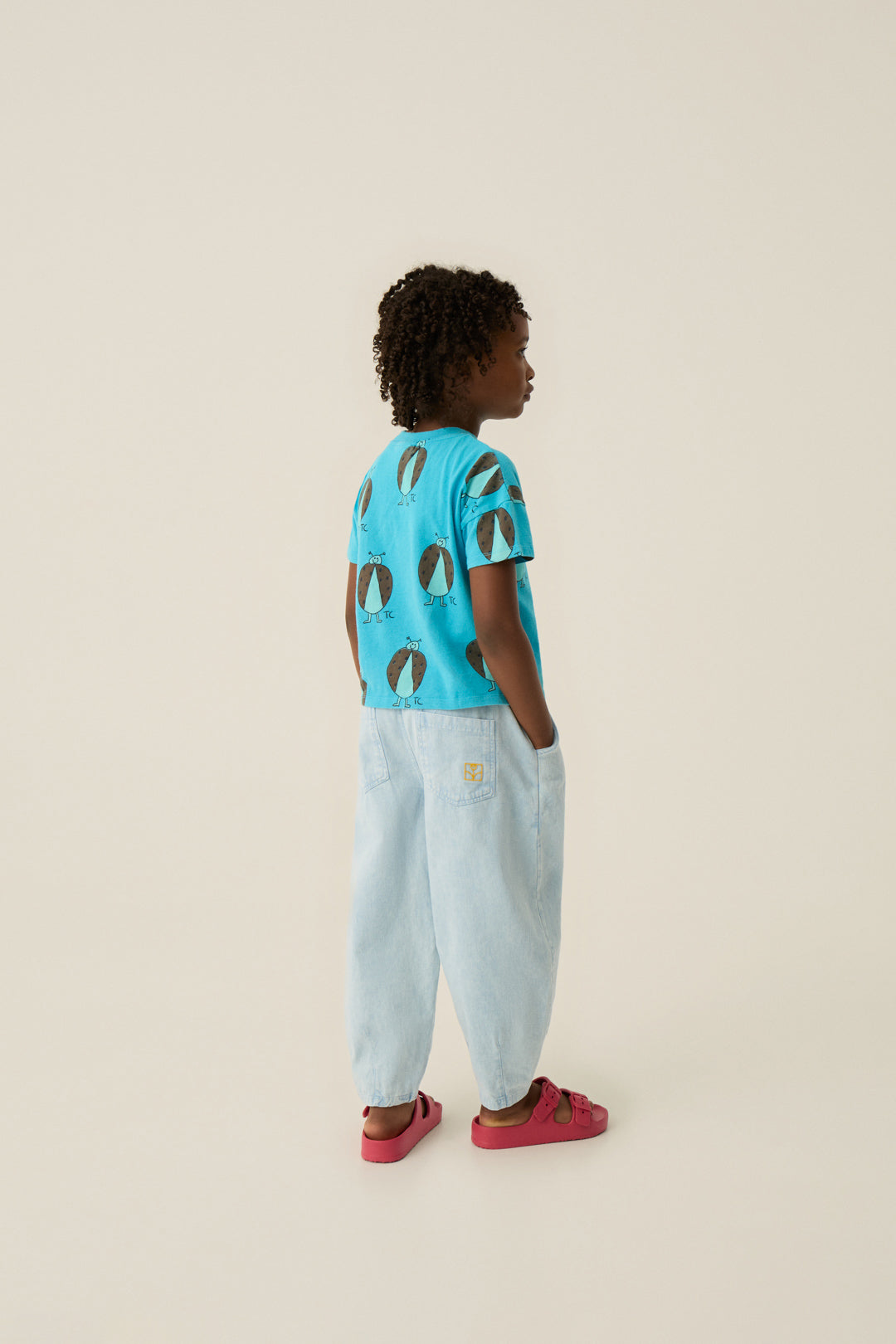 The Campamento Ladybug Allover Blue T-shirt - Blue