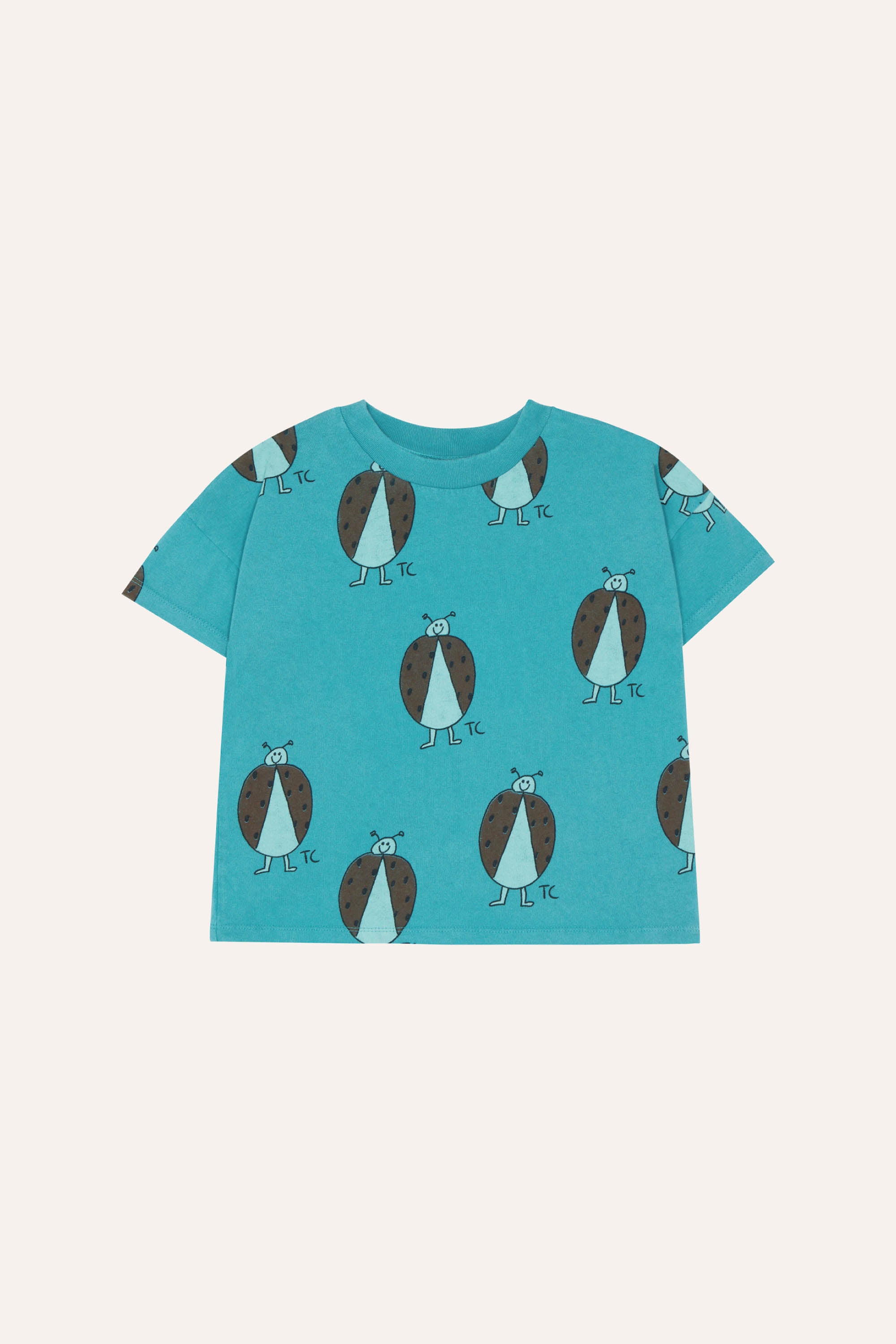 The Campamento Ladybug Allover Blue T-shirt - Blue