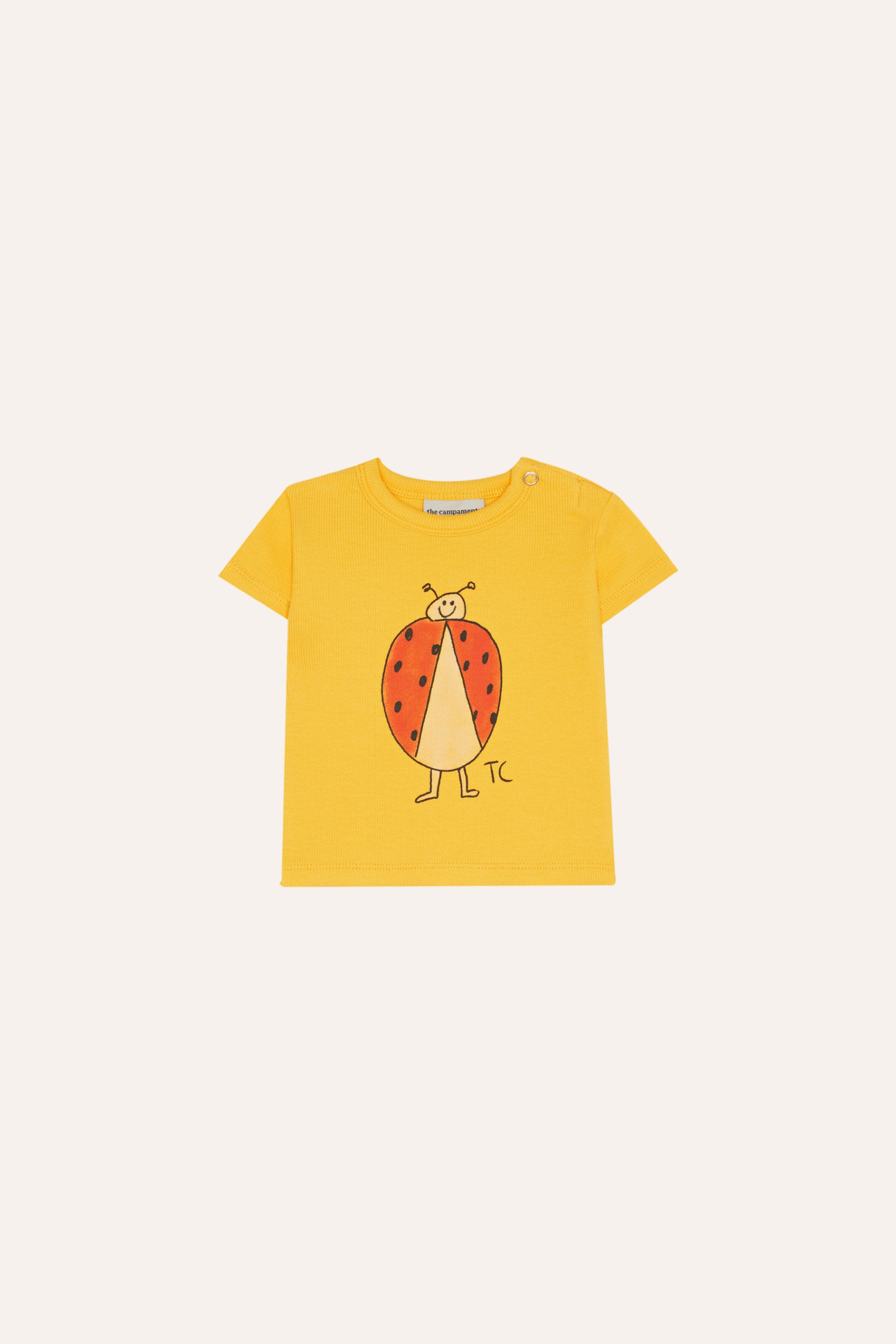 The Campamento Ladybug Yellow Baby T-shirt - Yellow