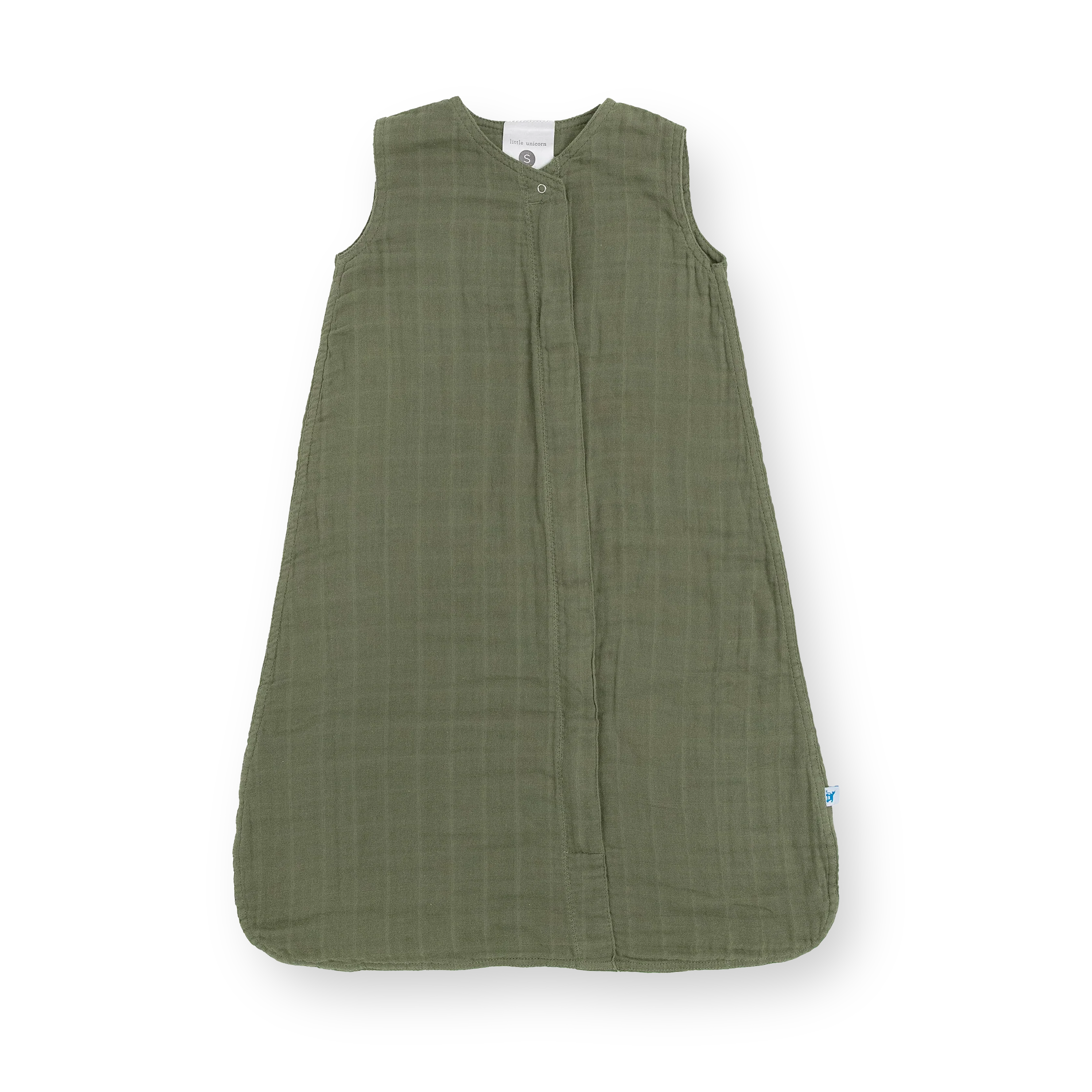 Little Unicorn Cotton Muslin Sleep Bag - Fern