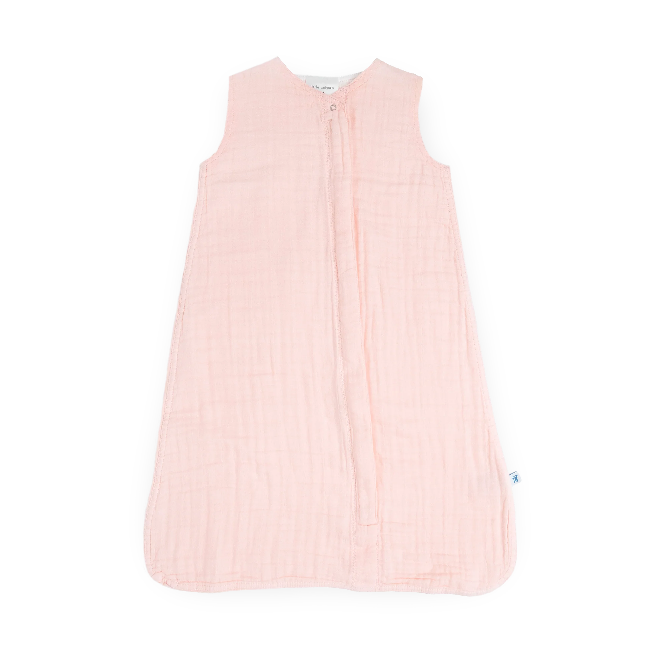 Little Unicorn Cotton Muslin Sleep Bag - Light Pink