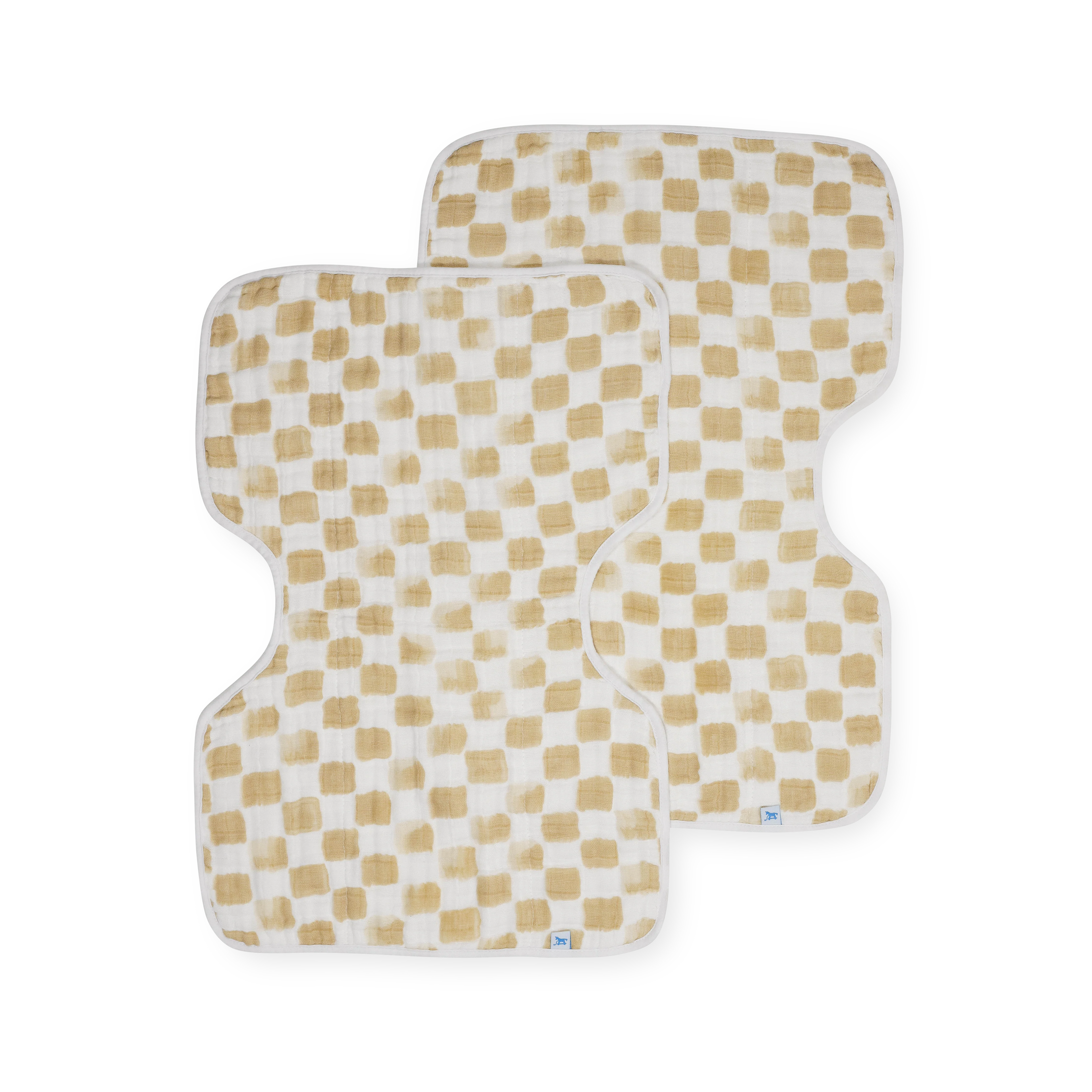 Little Unicorn Cotton Muslin Burp Cloth 2 Pack - Adobe Checker