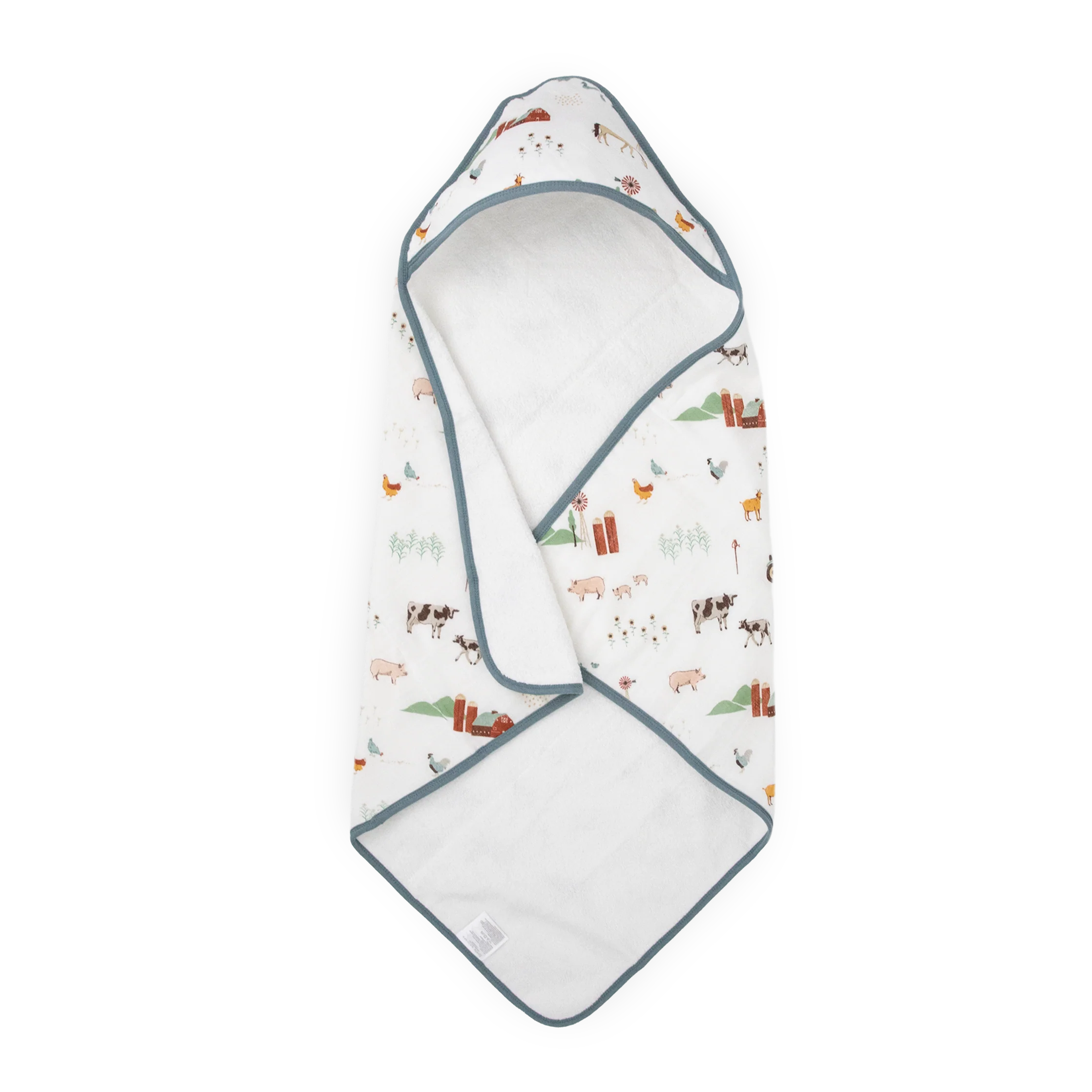 Little Unicorn Infant Hooded Towel - Farmyard