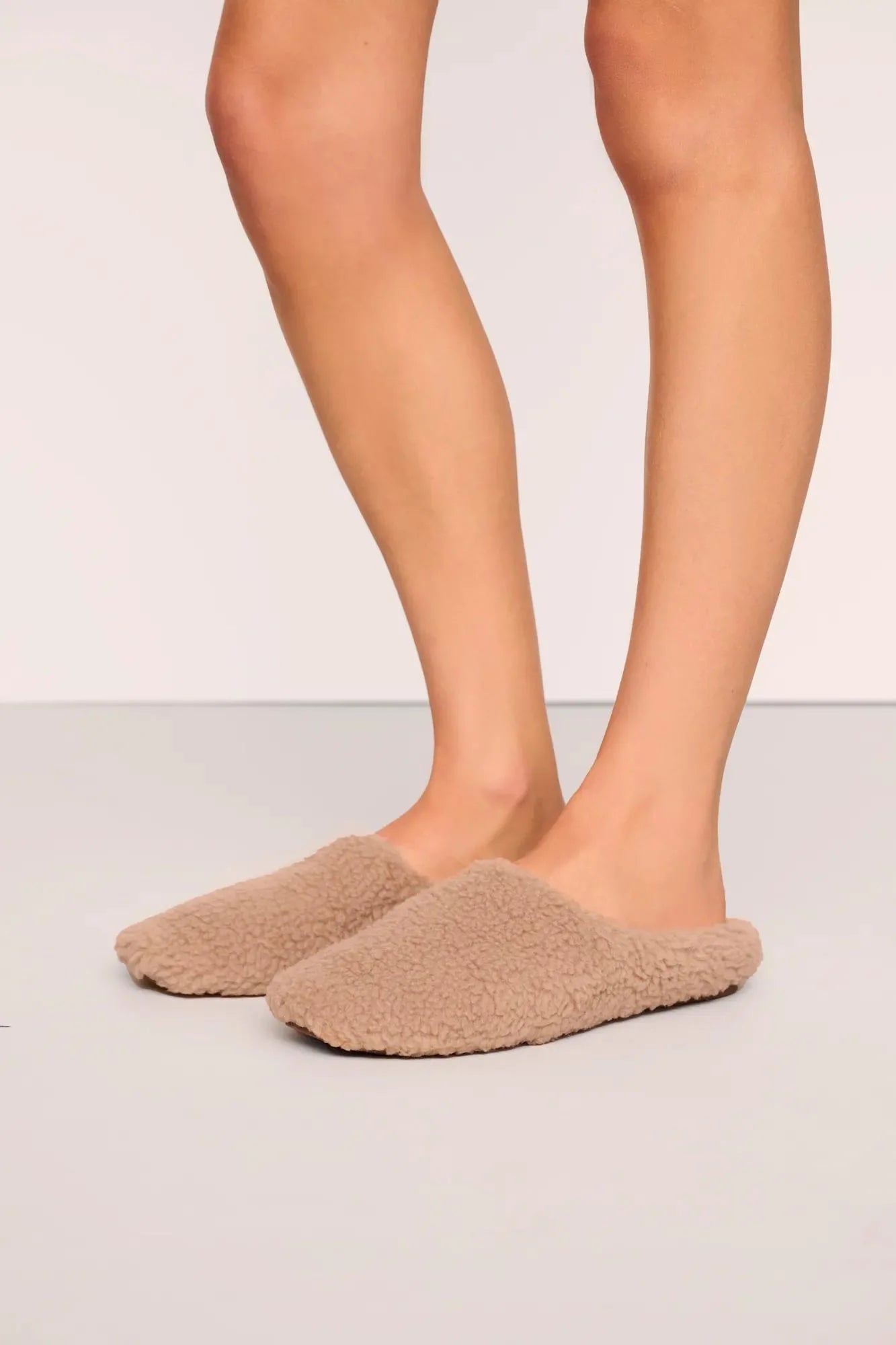 Eberjey Sherpa Slipper - Warm Taupe