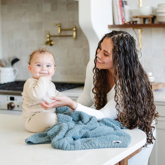 Saranoni Bamboni Receiving Blanket - Spruce