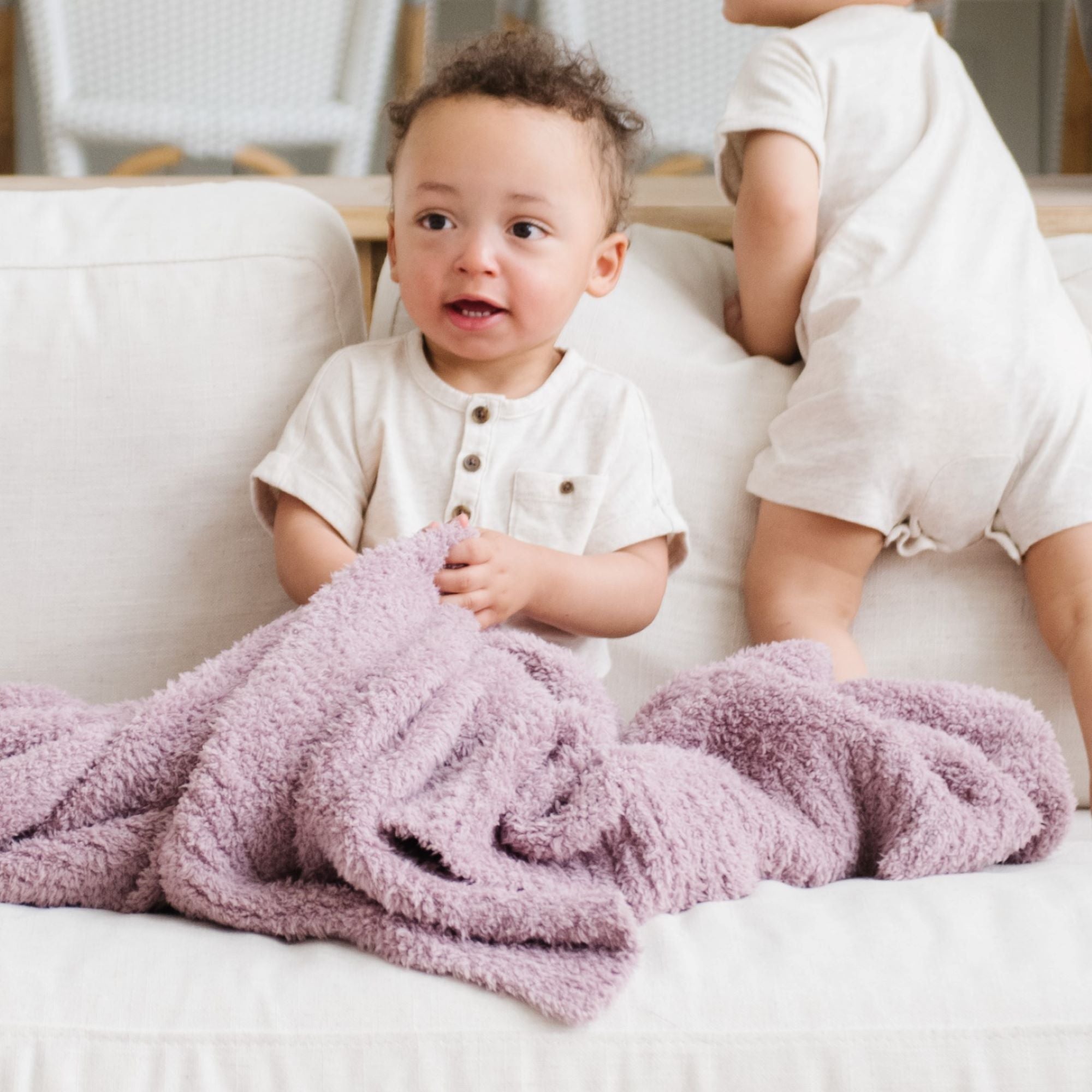 Saranoni Bamboni Receiving Blanket - Woodrose