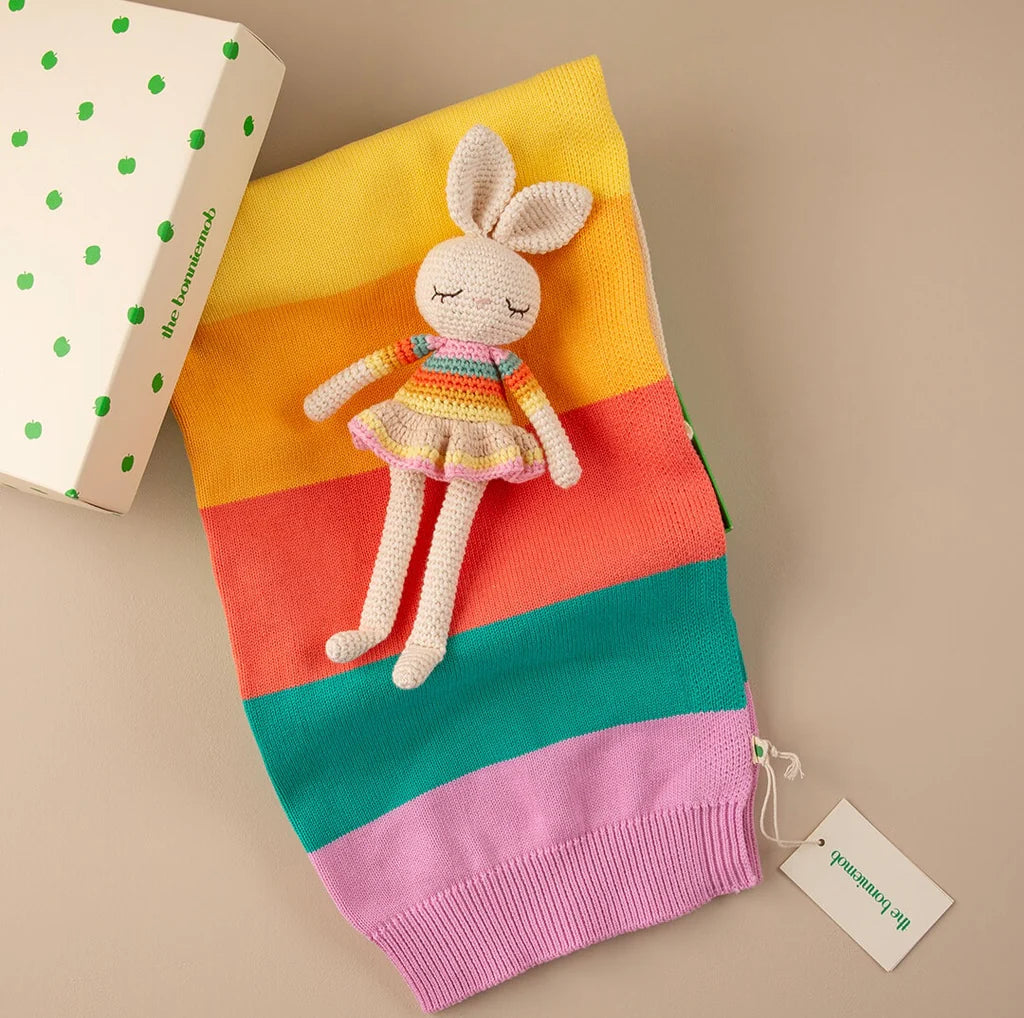 Bonnie Mob Bonnie Ballerina Bunny - Pink Rainbow